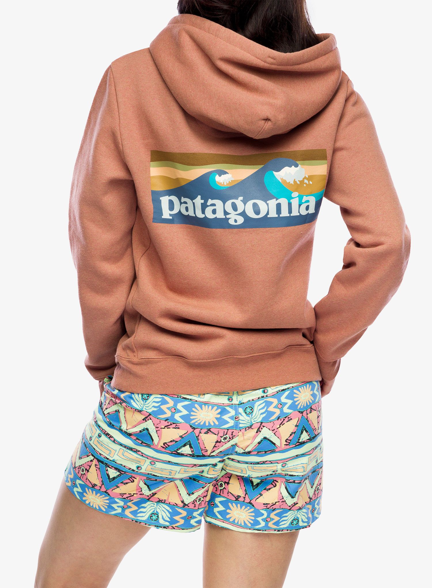 Jopica s kapuco Patagonia Boardshort Logo Uprisal Hoody - sienna clay