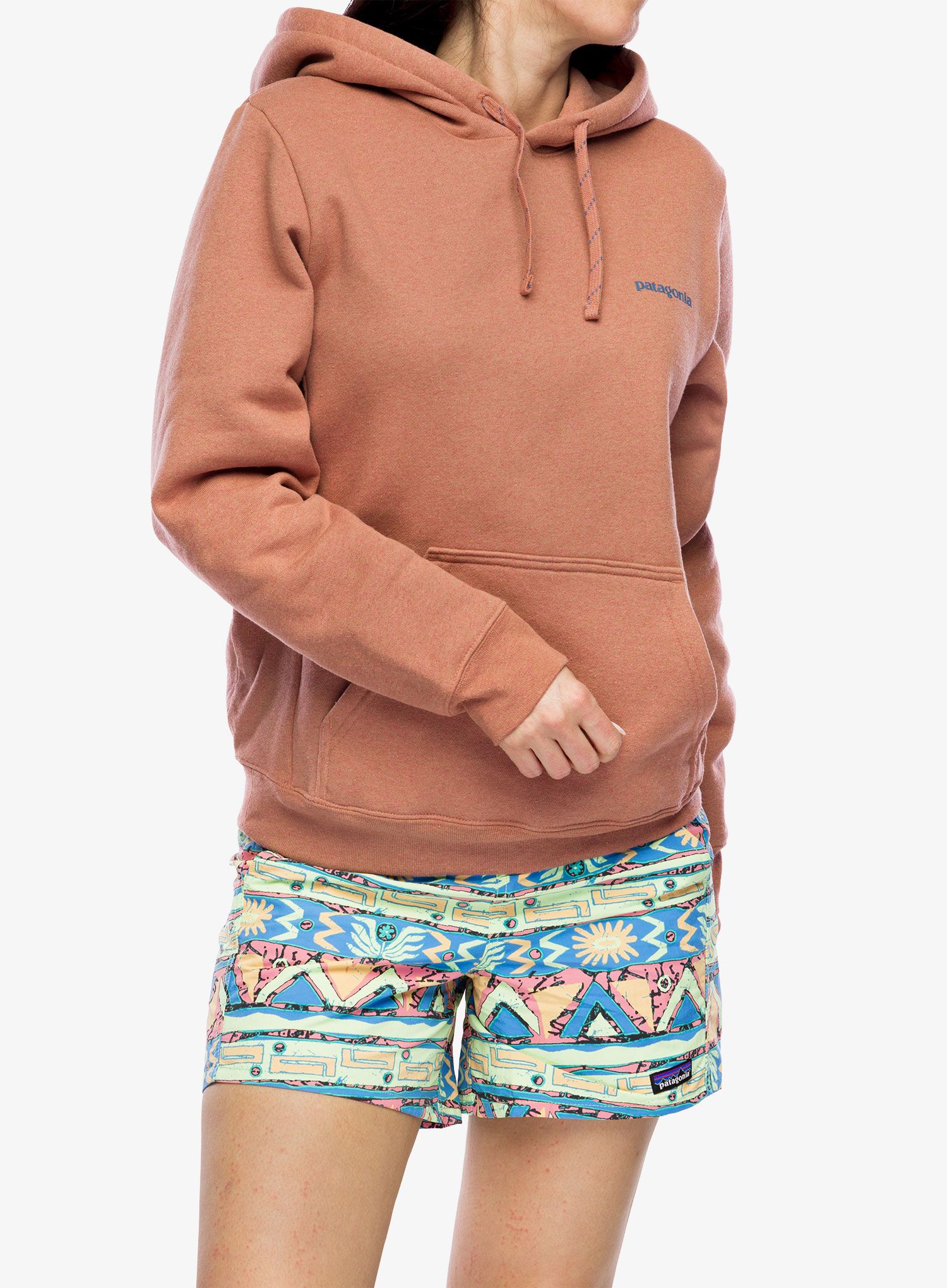 Jopica s kapuco Patagonia Boardshort Logo Uprisal Hoody - sienna clay