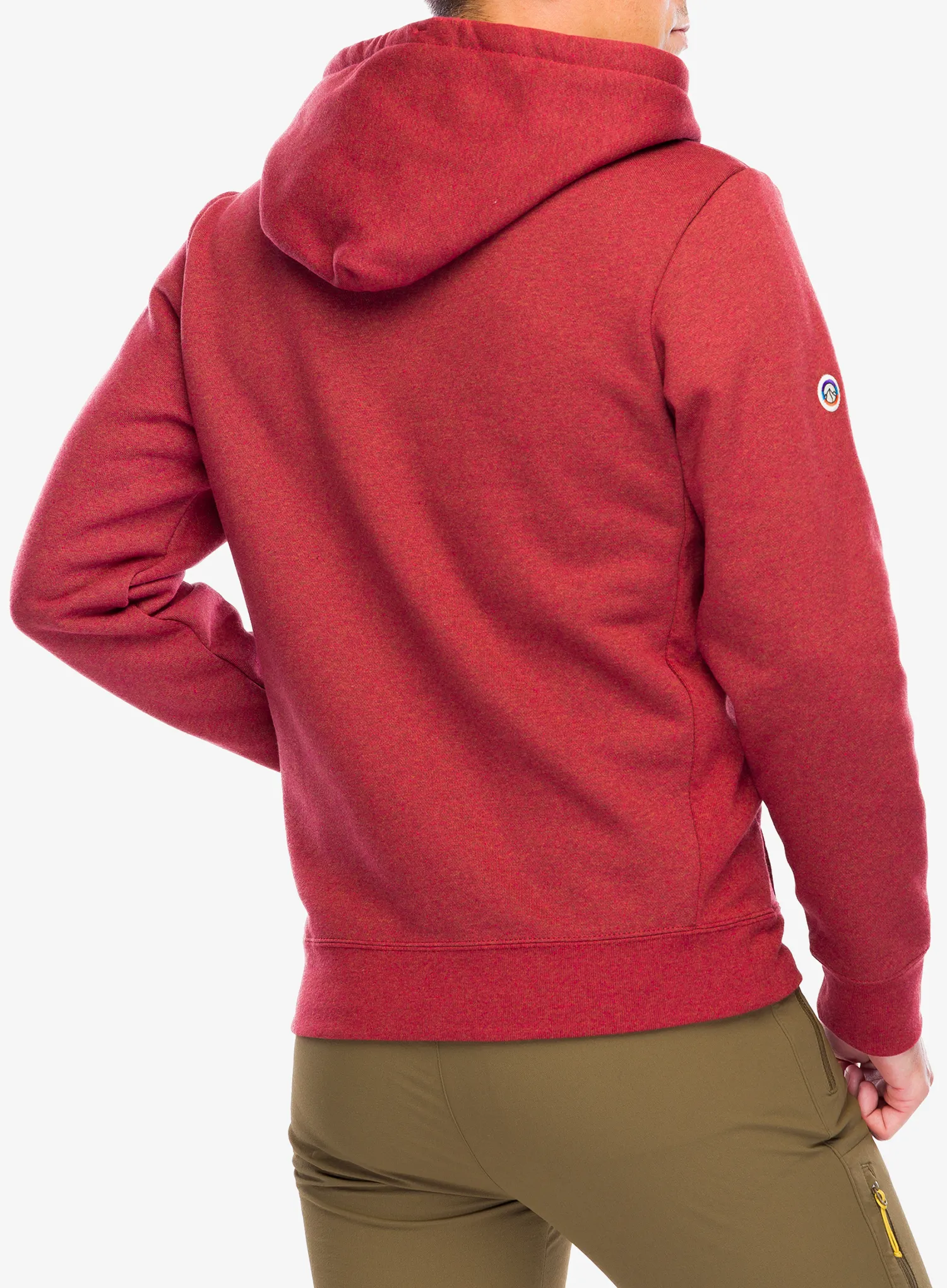 Jopica s kapuco Patagonia Fitz Roy Icon Uprisal Hoody - mangrove red