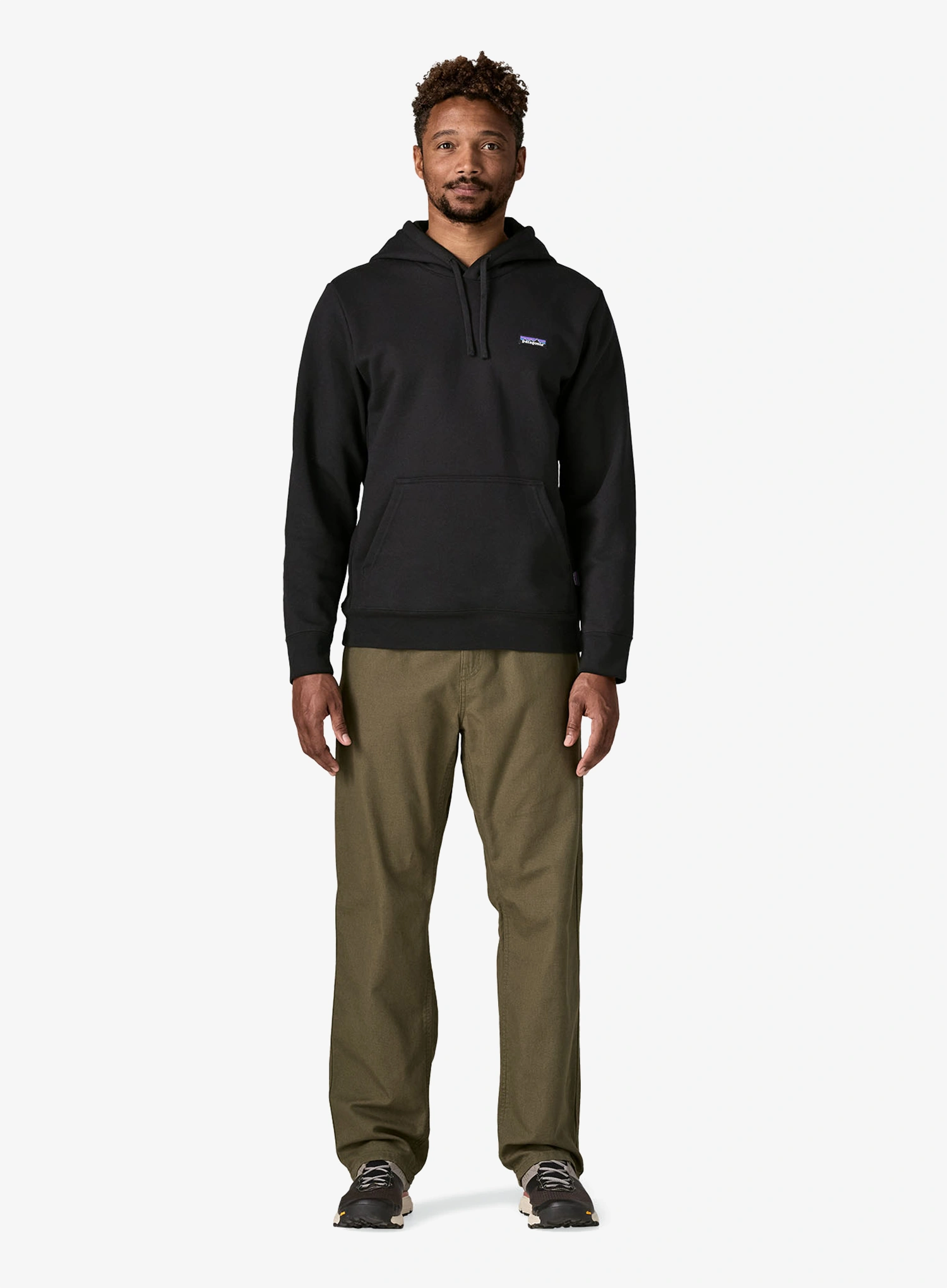 Jopica s kapuco Patagonia P-6 Label Uprisal Hoody - black