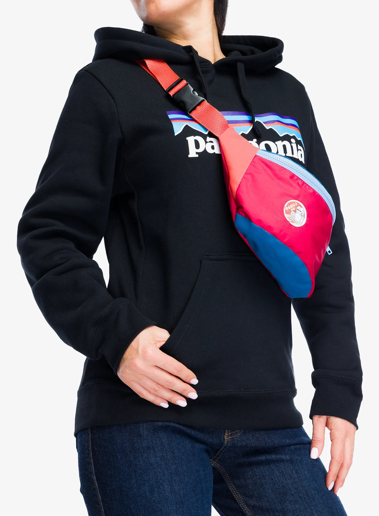 Jopica s kapuco Patagonia P-6 Logo Uprisal Hoody - black
