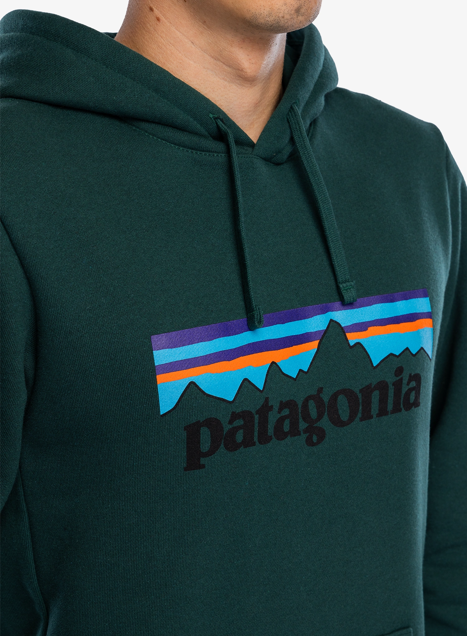 Jopica s kapuco Patagonia P-6 Logo Uprisal Hoody - cascade green