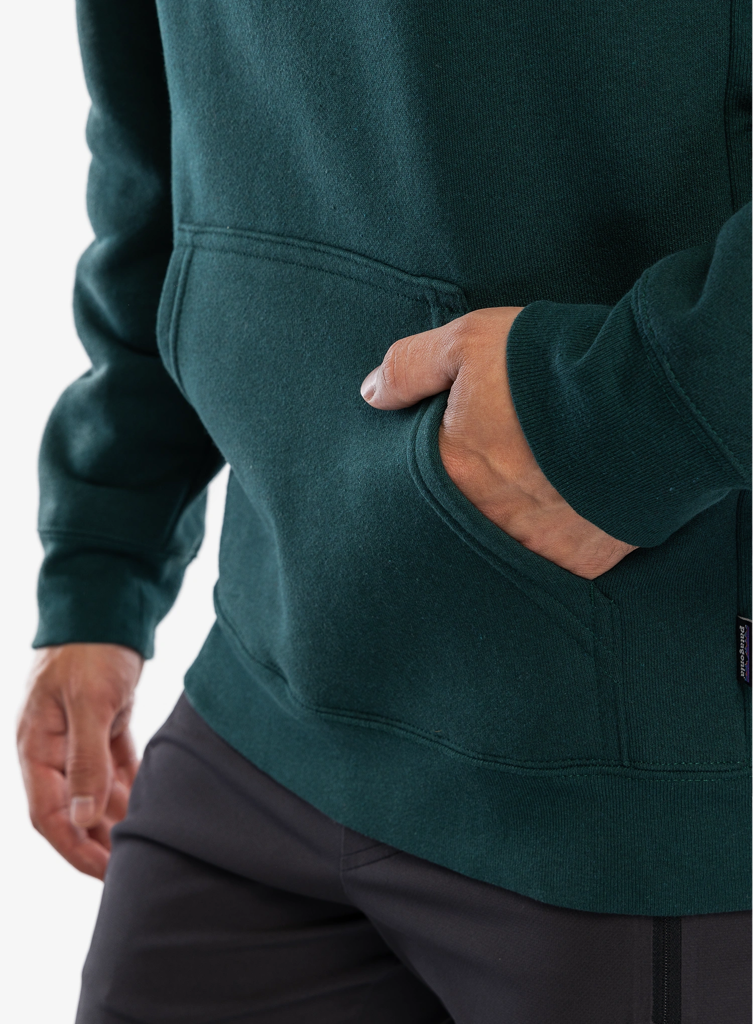 Jopica s kapuco Patagonia P-6 Logo Uprisal Hoody - cascade green