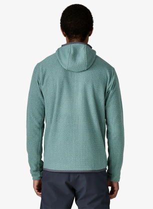 Jopica s kapuco Patagonia R1 Air Full-Zip Hoody - blue sage