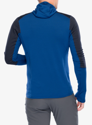 Jopica s kapuco Patagonia R1 P/O Hoody - clement blue