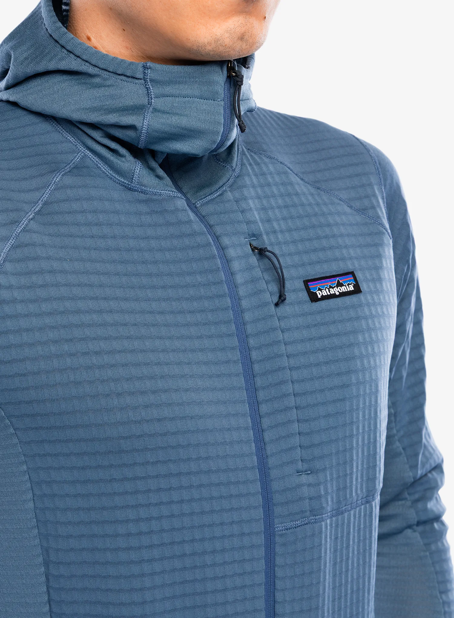 Jopica s kapuco Patagonia R1 P/O Hoody - utility blue