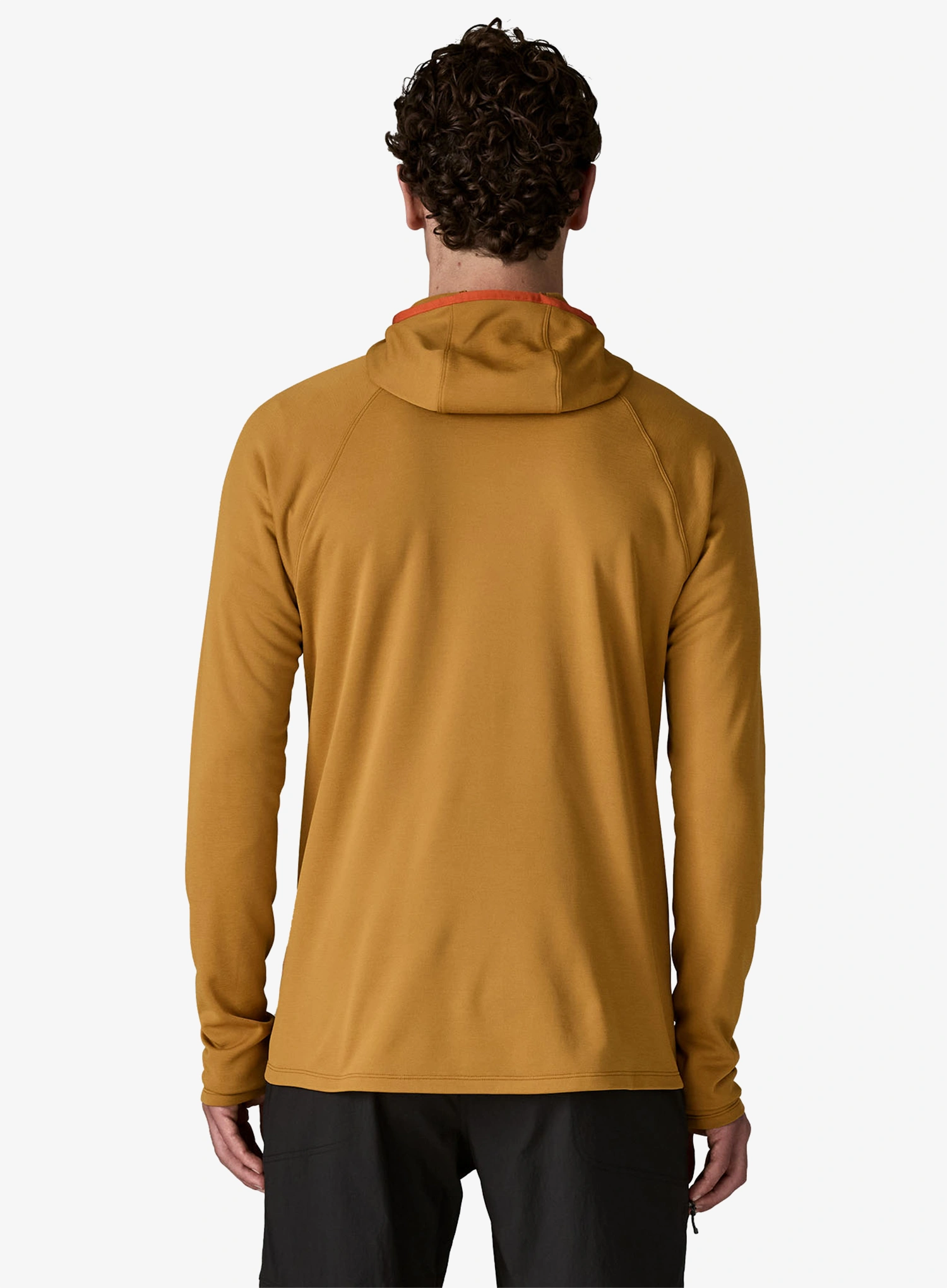 Jopica s kapuco Patagonia R1 Ultralight Hoody - bobcat brown