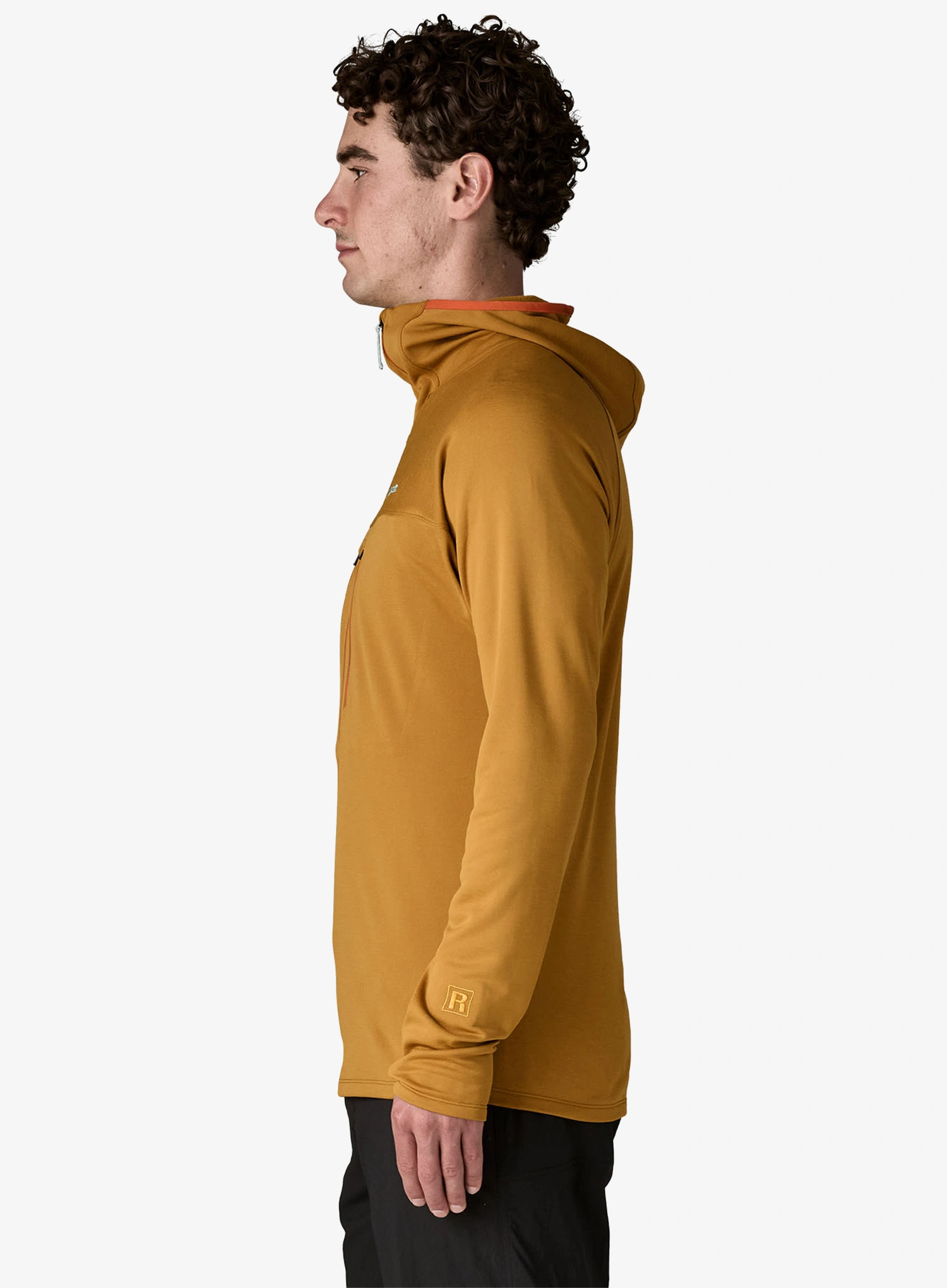 Jopica s kapuco Patagonia R1 Ultralight Hoody - bobcat brown