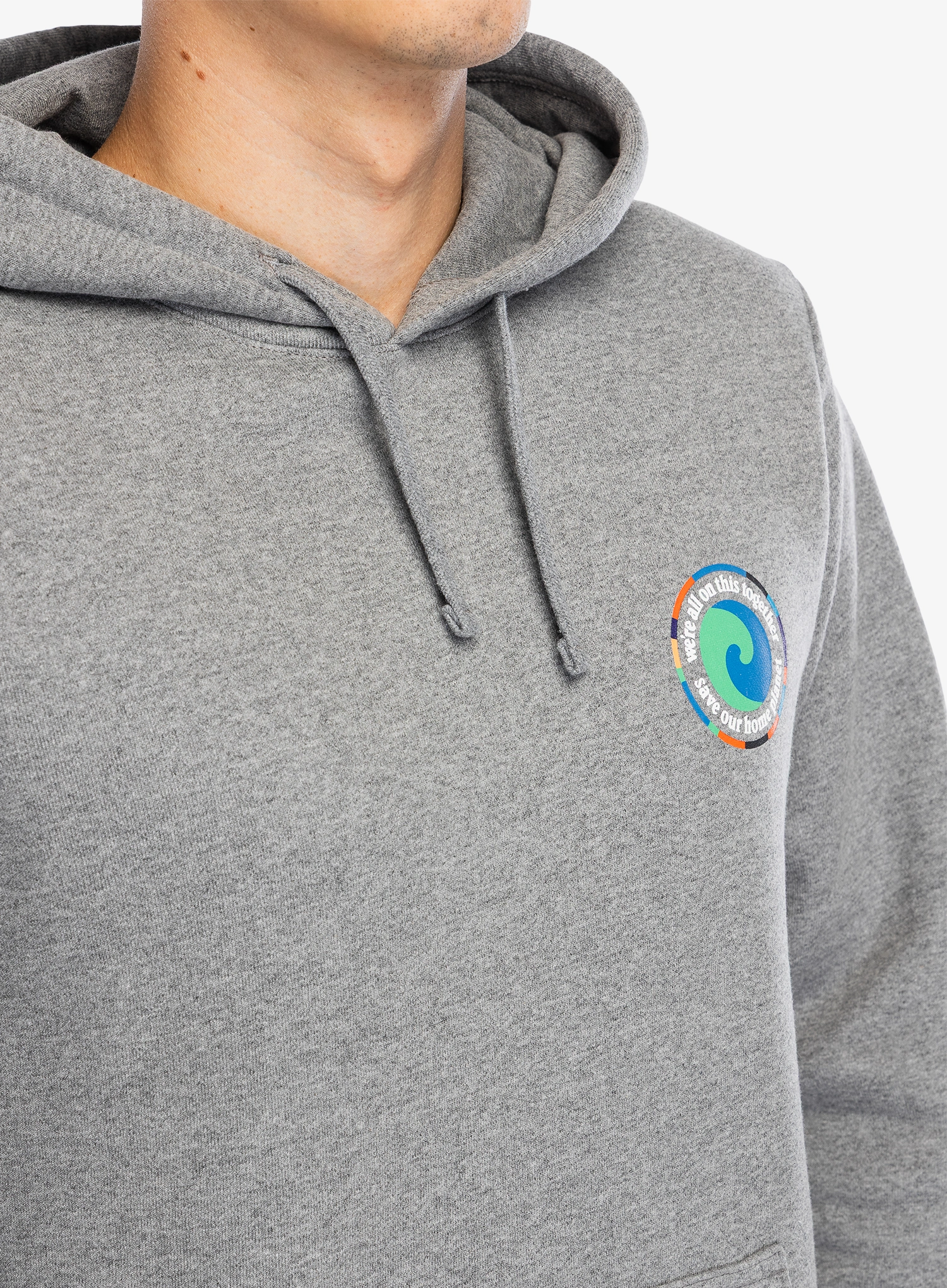 Jopica s kapuco Patagonia Unity Fitz Uprisal Hoody - gravel heather