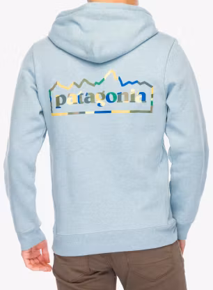 Jopica s kapuco Patagonia Unity Fitz Uprisal Hoody - thermal blue