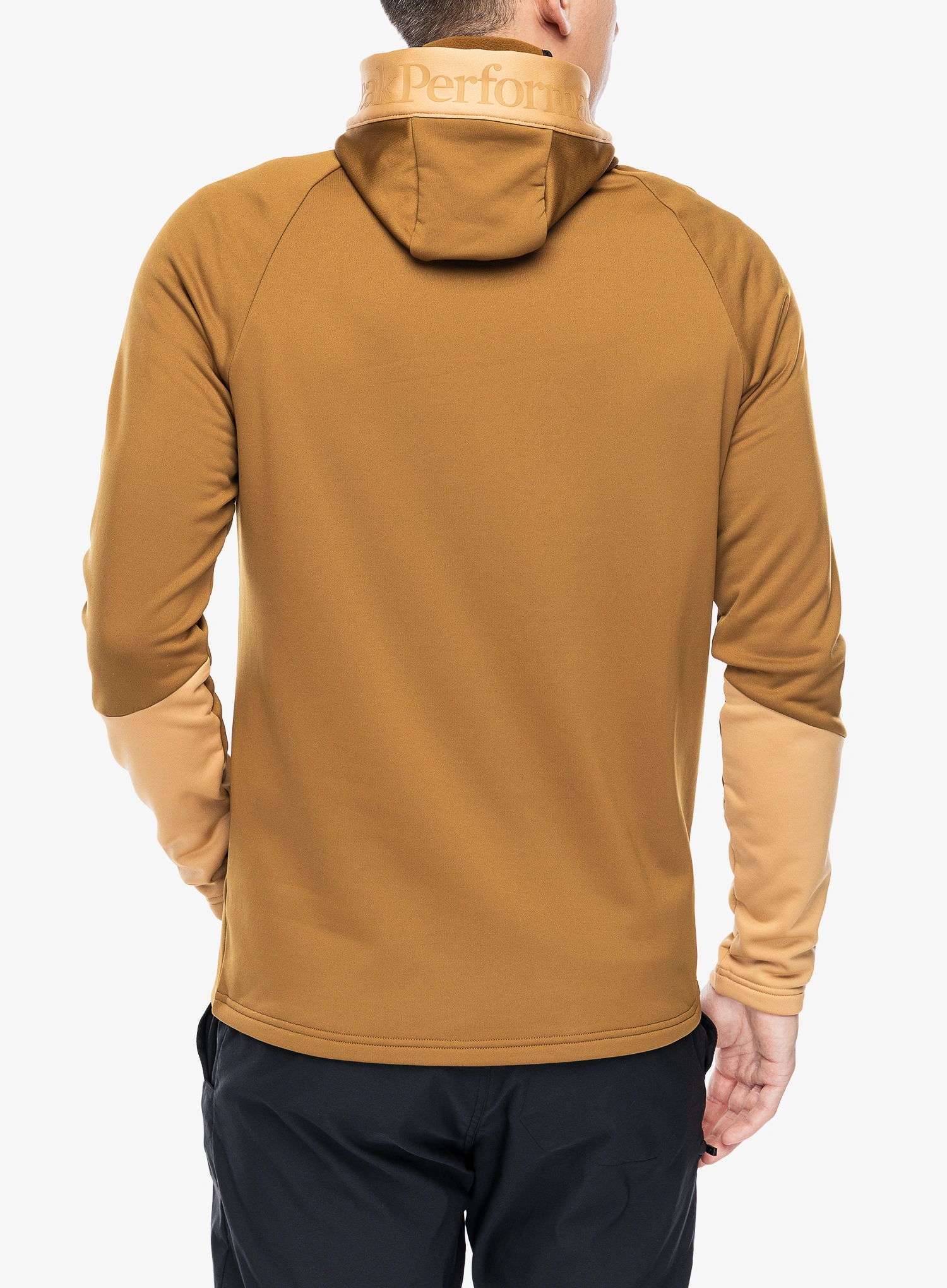 Jopica s kapuco Peak Performance Rider Essentials Zip Hood - earthy summit/sierra sand