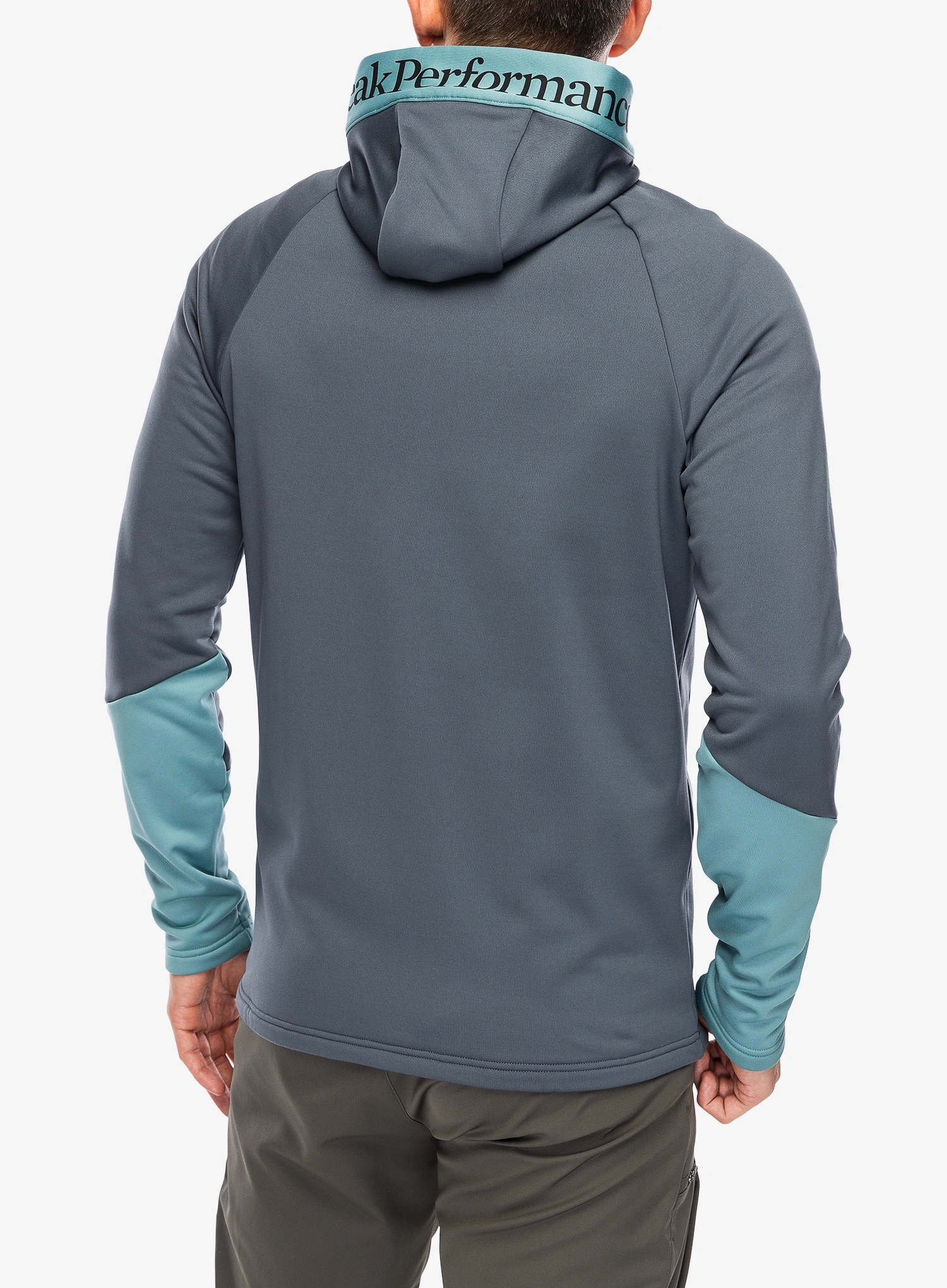 Jopica s kapuco Peak Performance Rider Essentials Zip Hood - mountain mist/deluded vision
