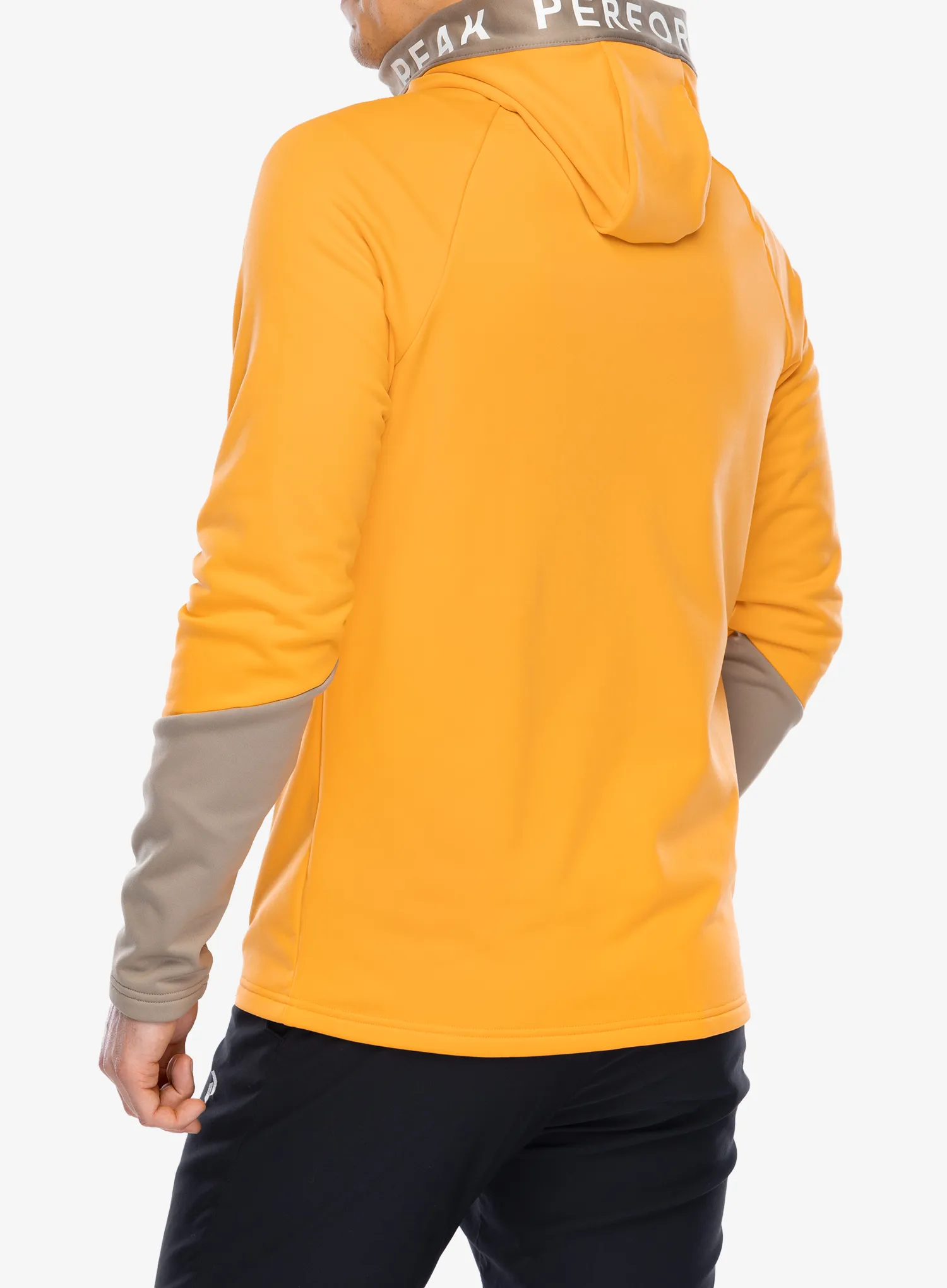 Jopica s kapuco Peak Performance Rider Zip Hood - blazing orange/avid beige