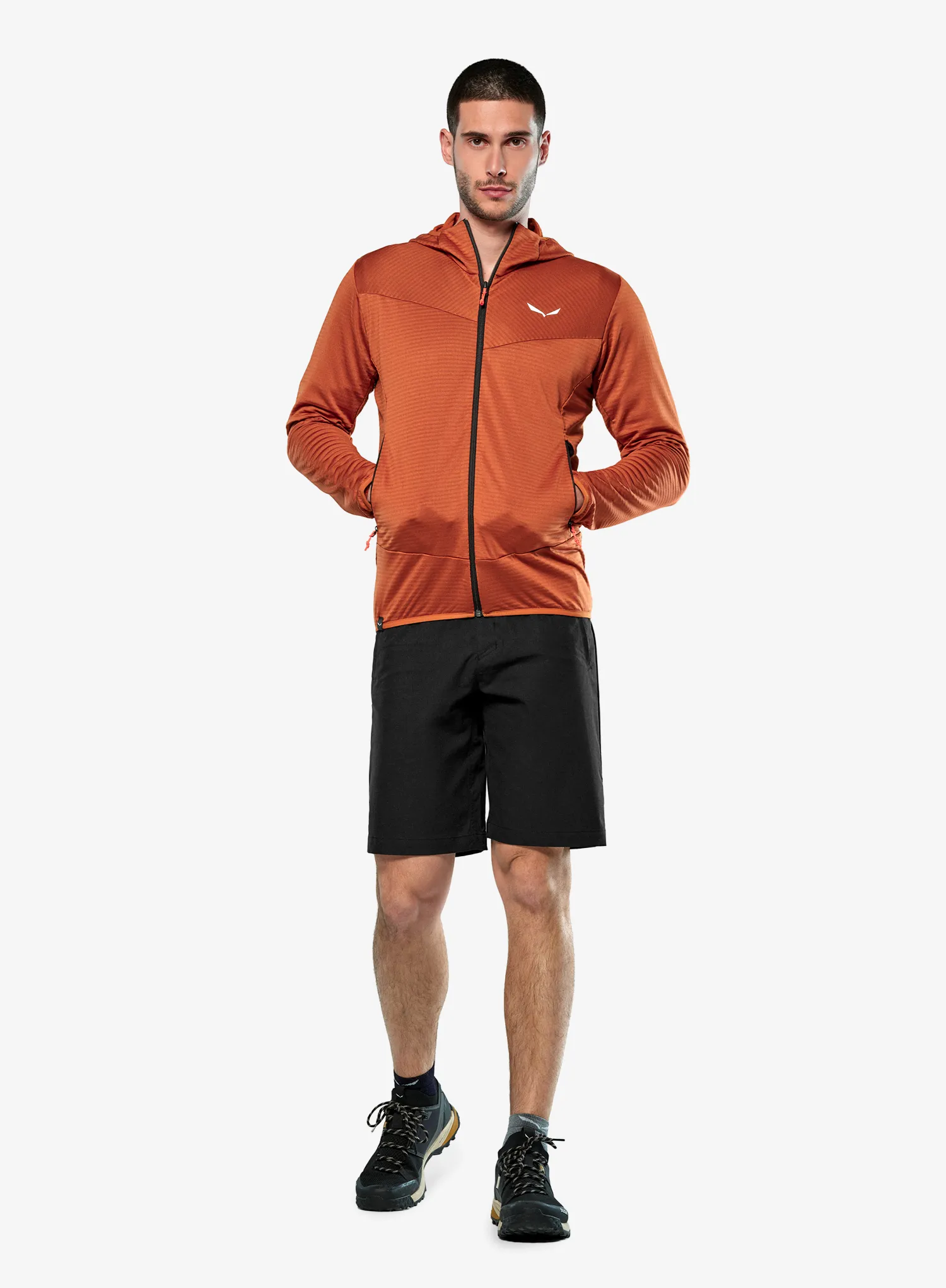 Jopica s kapuco Salewa Puez Altavia PL HD Jacket - bombay brown