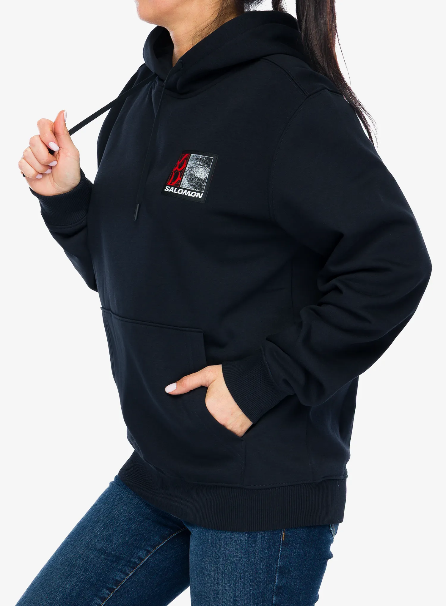 Jopica s kapuco Salomon Freestyle Hoodie - deep black