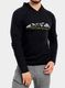 Jopica s kapuco Sensor Merino Upper Fleece Hooded - black mountains