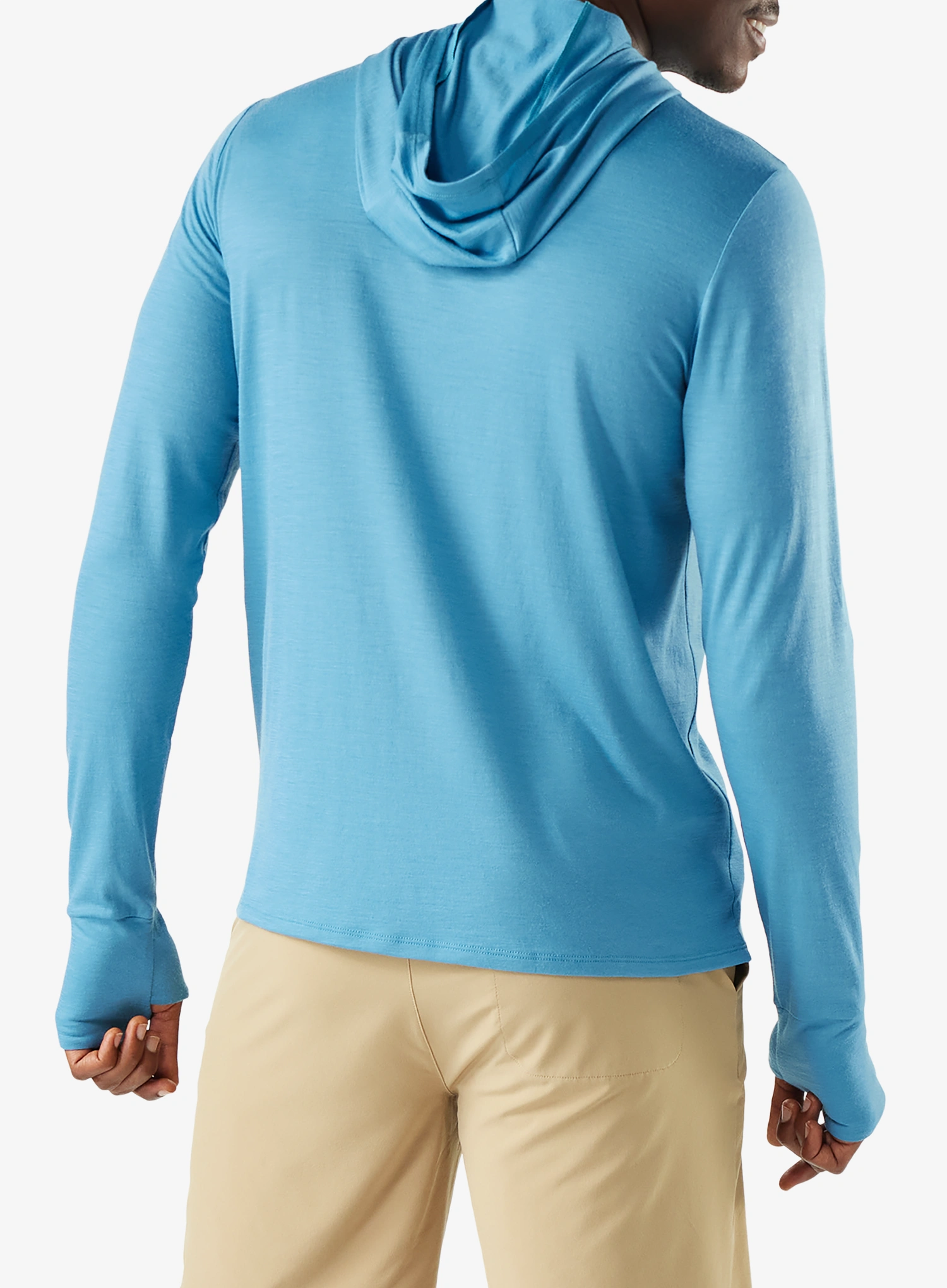 Jopica s kapuco Smartwool Merino Sun Hoodie - mineral blue