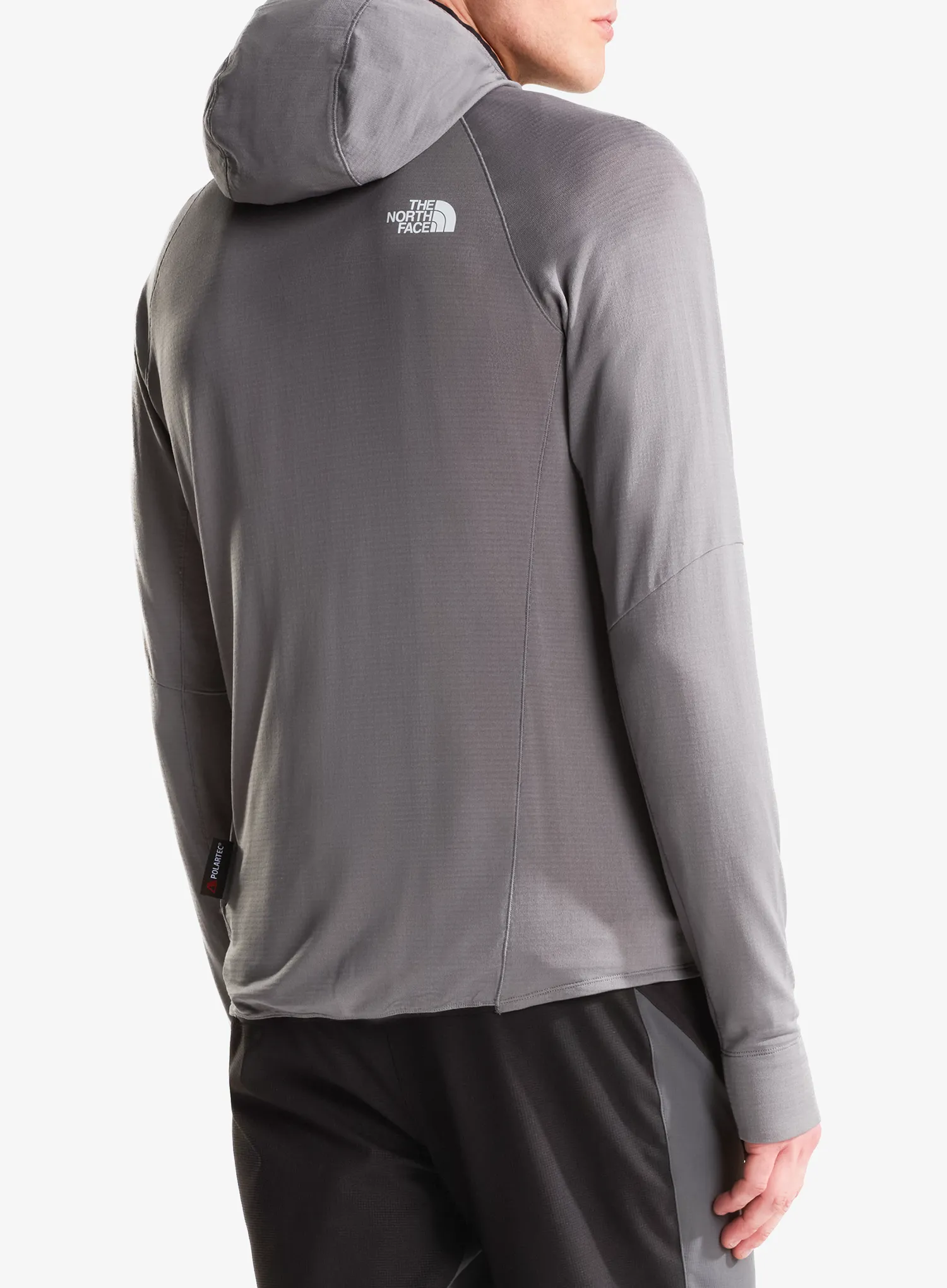Jopica s kapuco The North Face Bolt Polartec Hoodie - smoked pearl