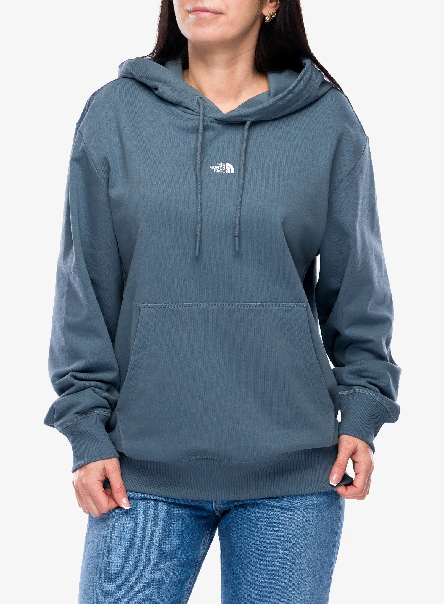 Jopica s kapuco The North Face Essential Light Relaxed Hoodie - granite grey