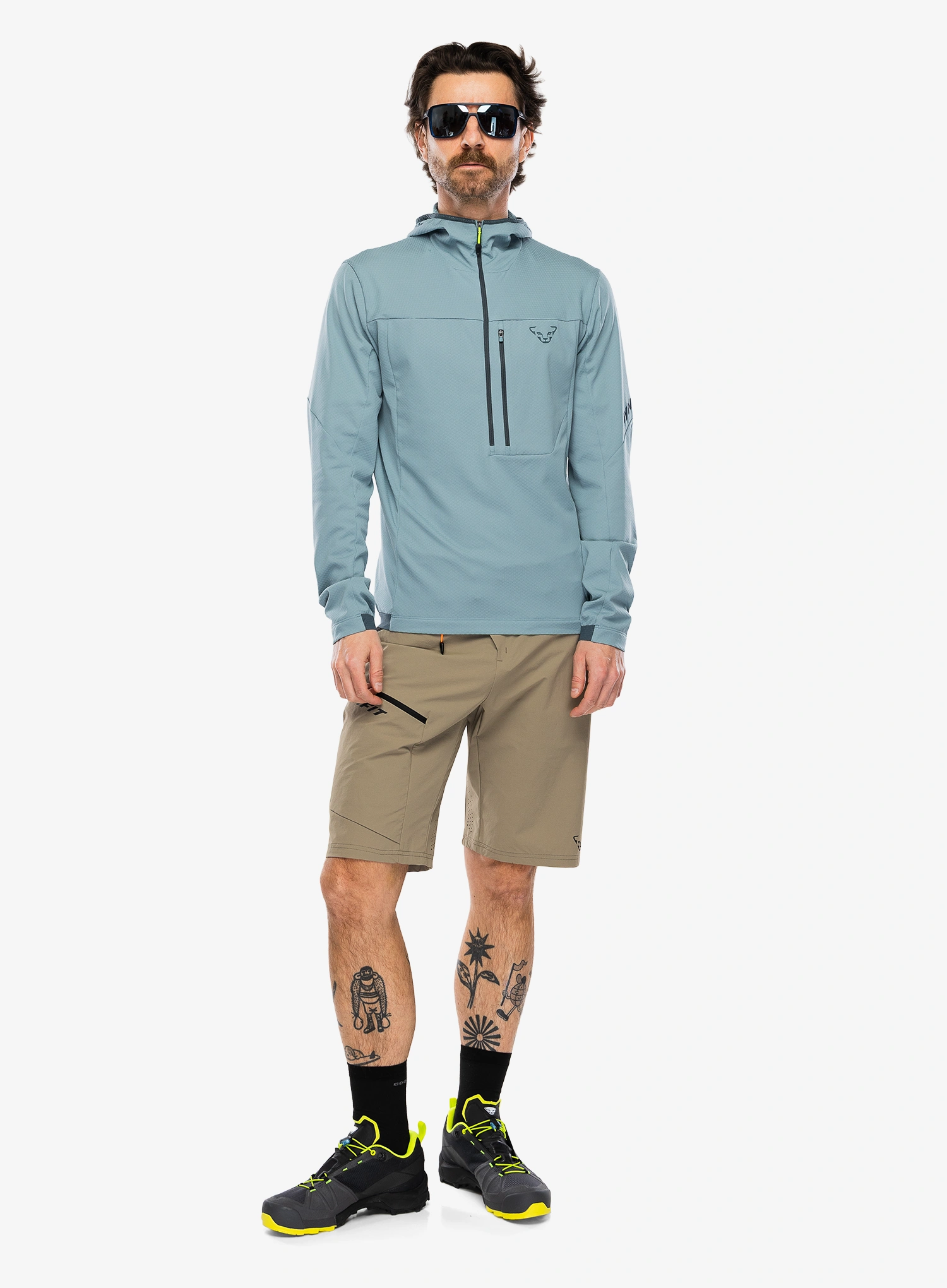 Jopica z zadrgo Dynafit Traverse Thermal 1/2 Zip - smoke blue