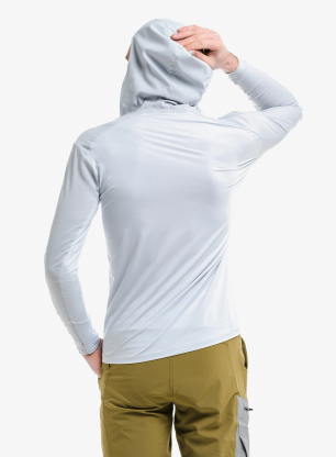 Jopica z zadrgo Turbat Maya Hood Trek Shirt - glacier gray