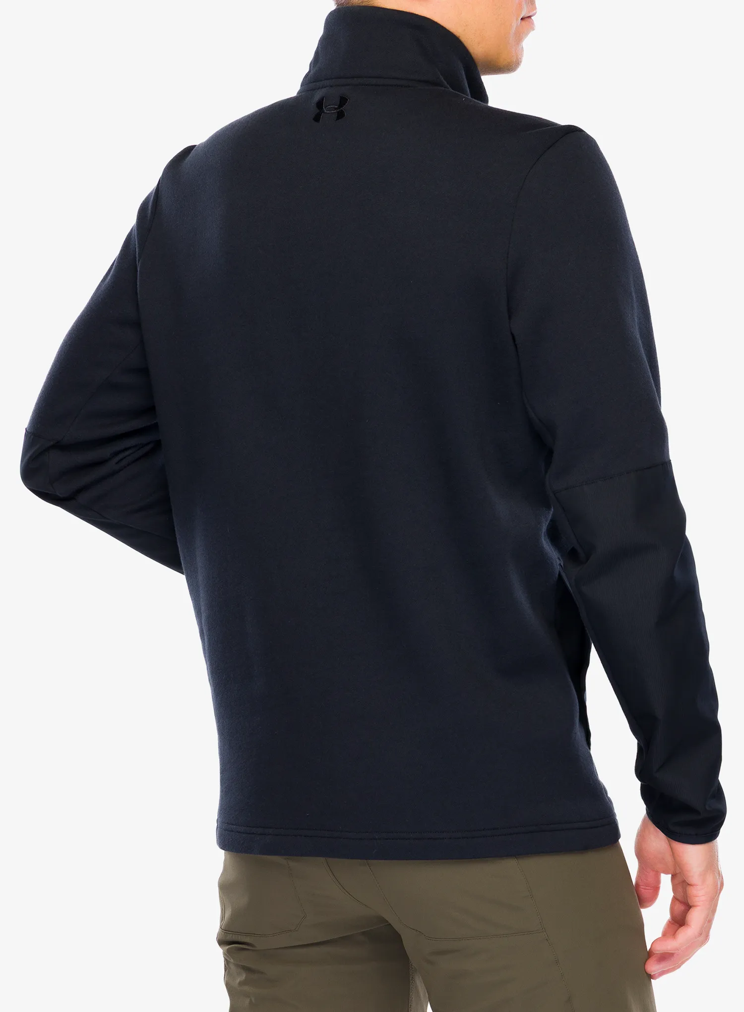 Jopica z zadrgo Under Armour Tac Rival Job Fleece - black/black/black