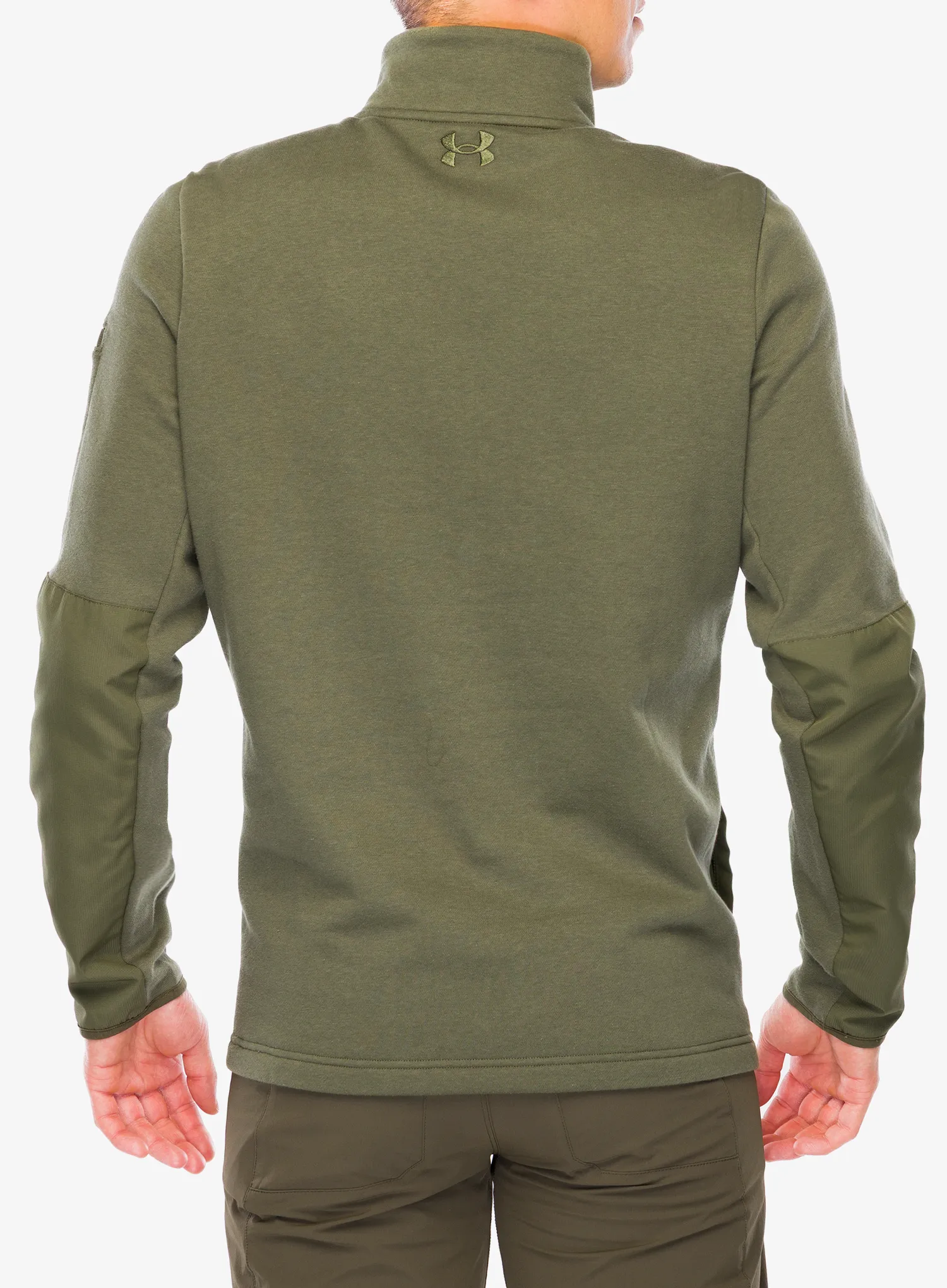 Jopica z zadrgo Under Armour Tac Rival Job Fleece - marine green/marine green