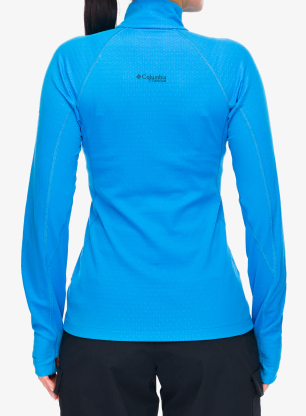 Ženska jopica z zadrgo Columbia DriVenture Half Zip - compass blue