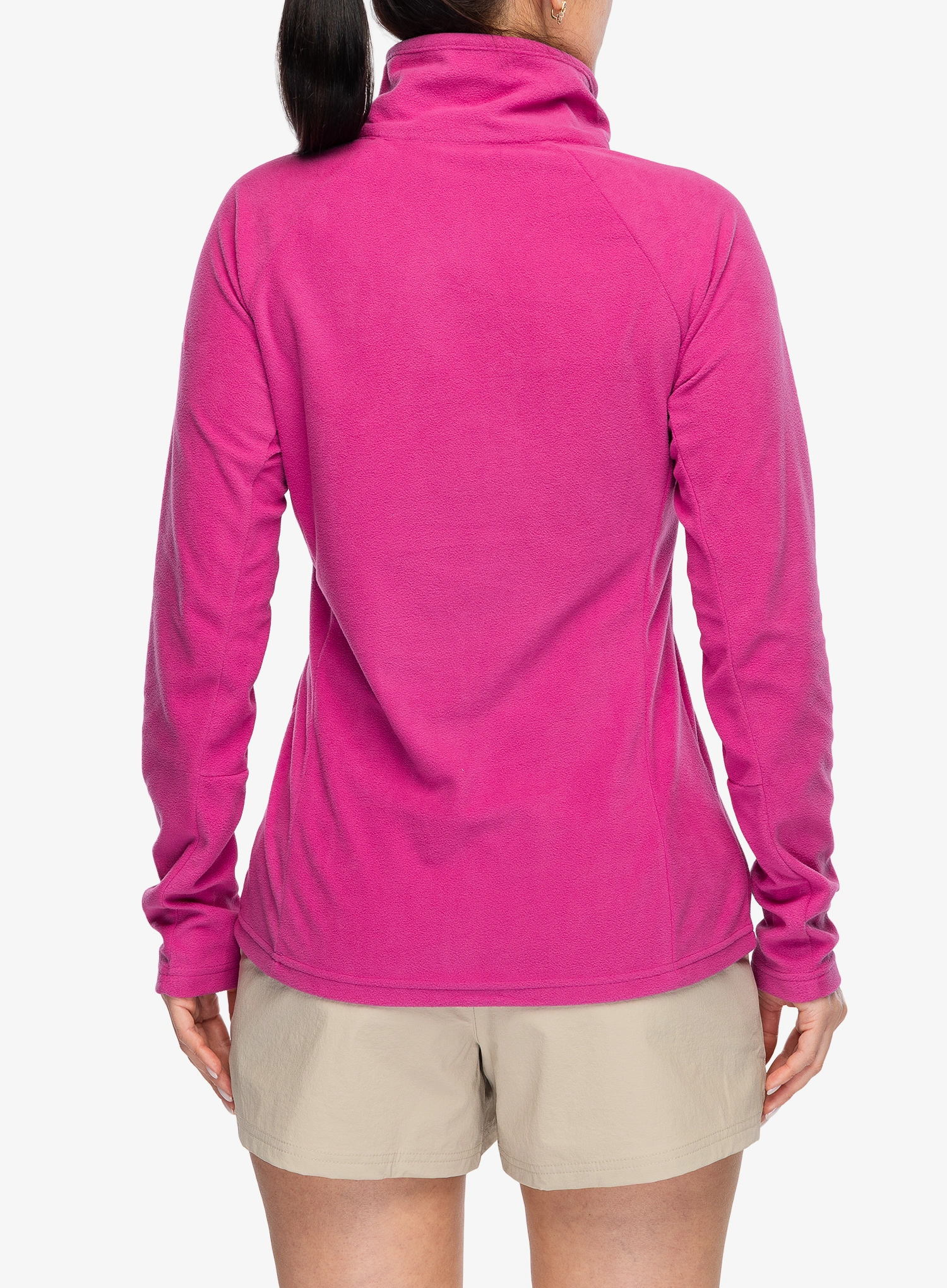 Ženska jopica z zadrgo Columbia Glacial IV 1/2 Zip - fuchsia