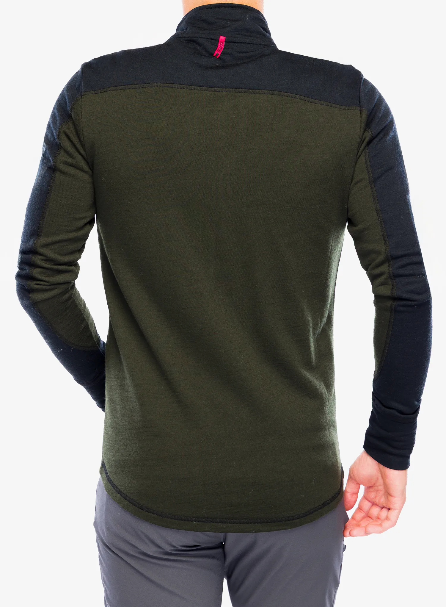 Jopica z zadrgo Dovre 100% Merino Wool Zip - green