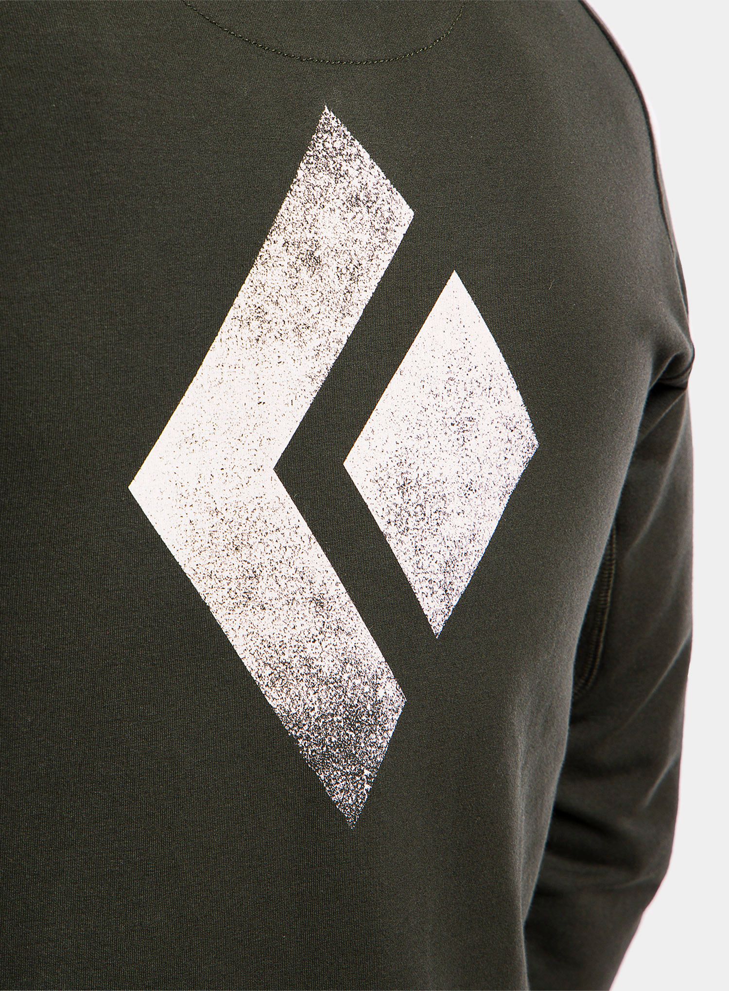 Jopica Black Diamond Chalked Up Full Zip Hoody - cypress