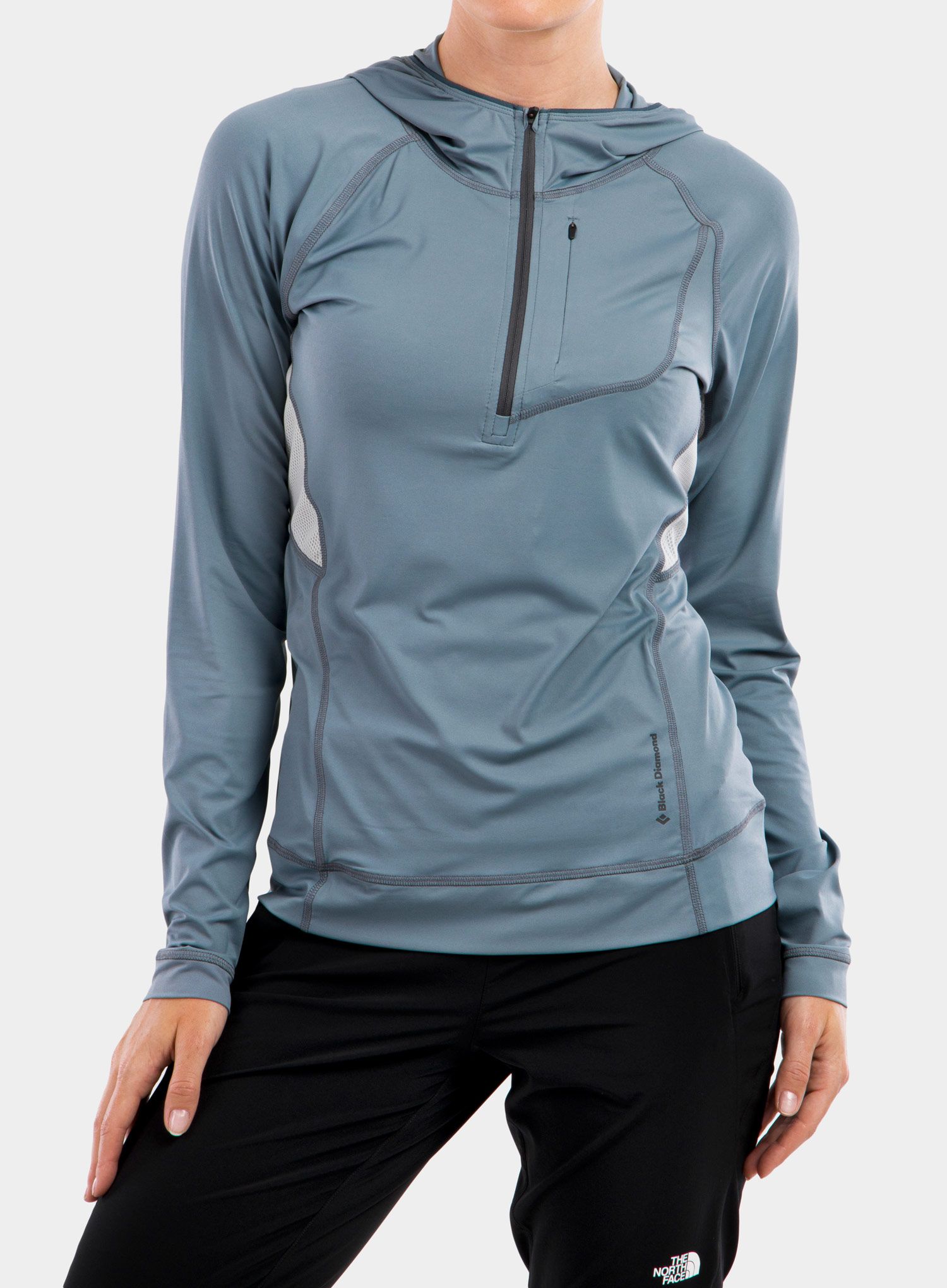 Ženska jopica Black Diamond Alpenglow Pro Hoody - storm blue
