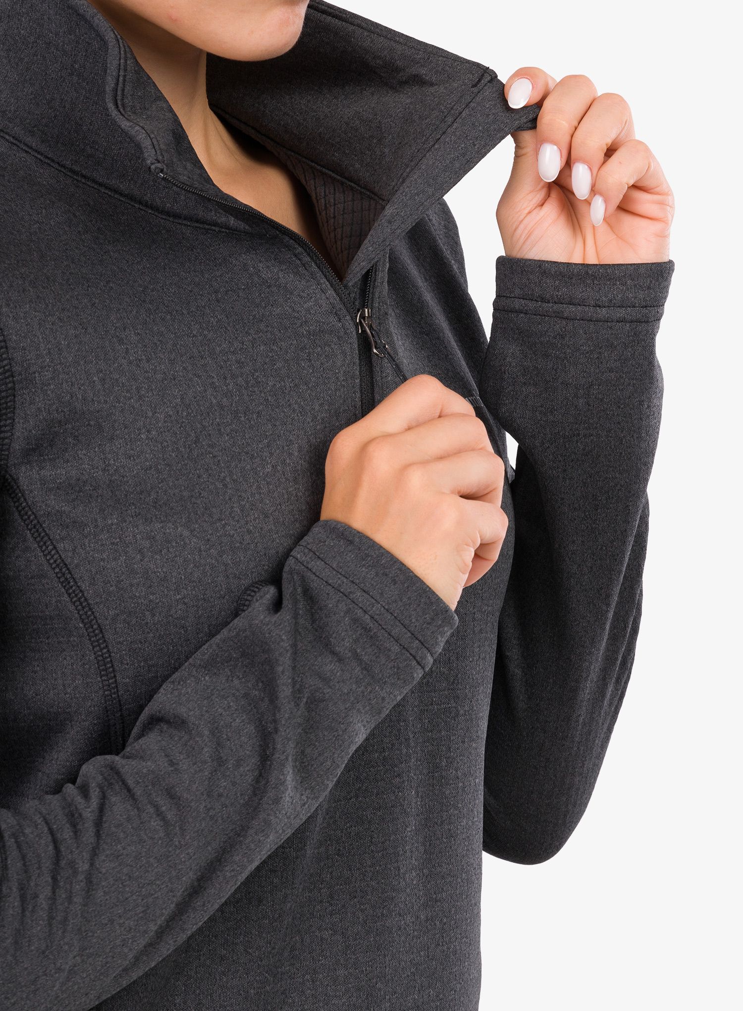 Ženski flis Columbia Park View Grid Fleece Half Zip - black