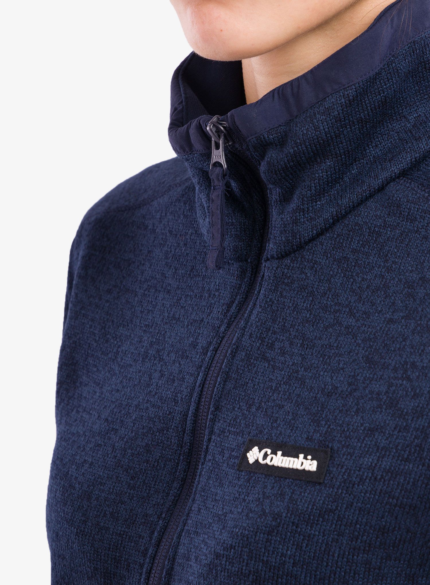 Ženska jopica Columbia Sweater Weather Half Zip - dark nocturnal/dark nocturnal