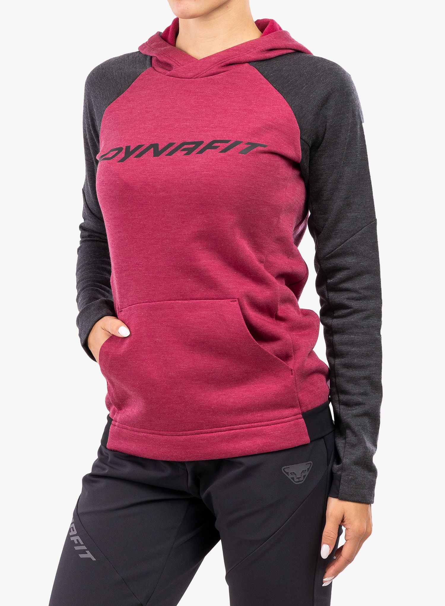 Ženska jopica Dynafit 24/7 Polartec Hoody - beet red
