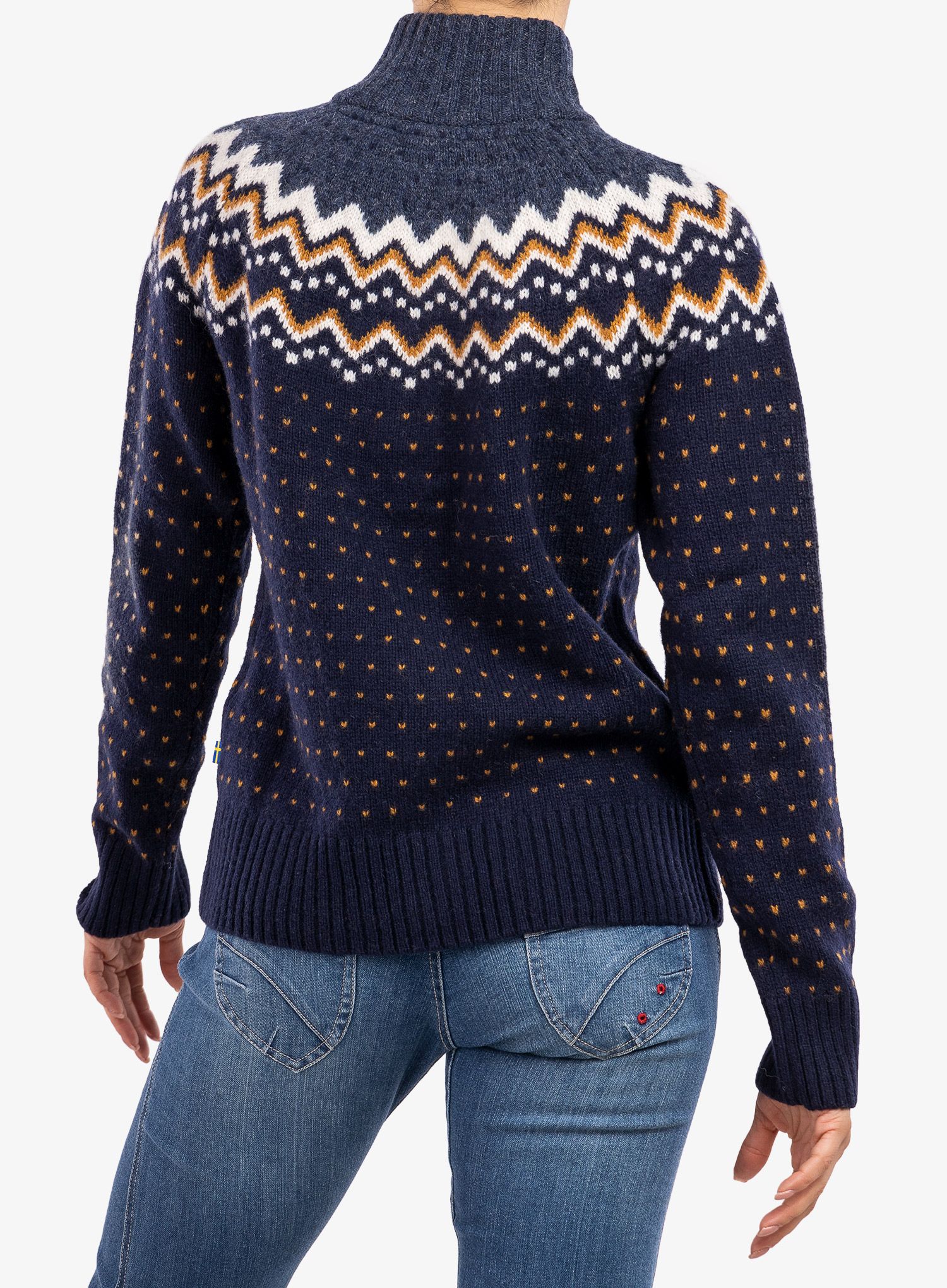 Ženski pulover Fjallraven Ovik Knit Cardigan - dark navy