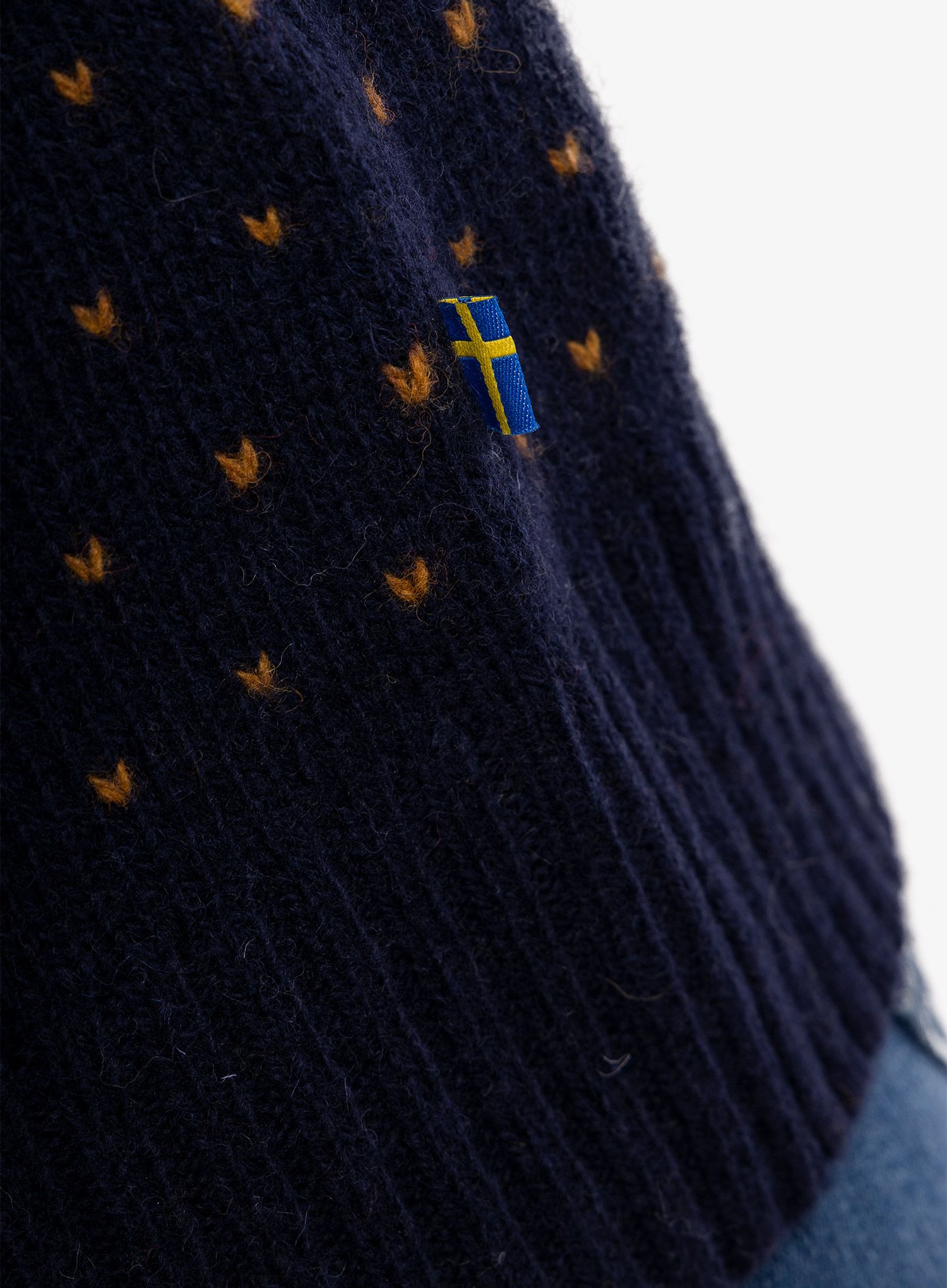 Ženski pulover Fjallraven Ovik Knit Cardigan - dark navy