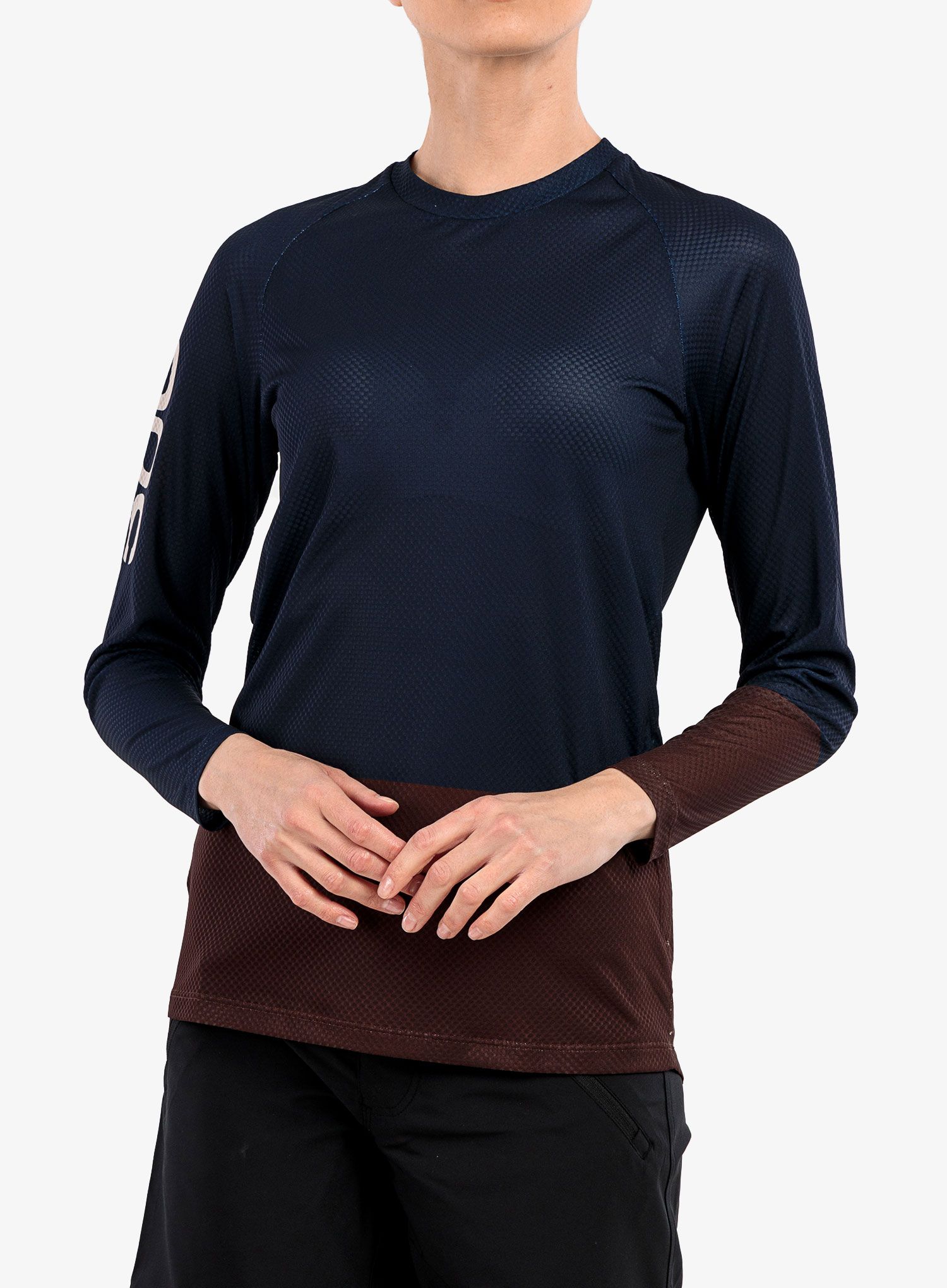 Jopica POC MTB Pure LS Jersey - turmaline navy/axinite brown