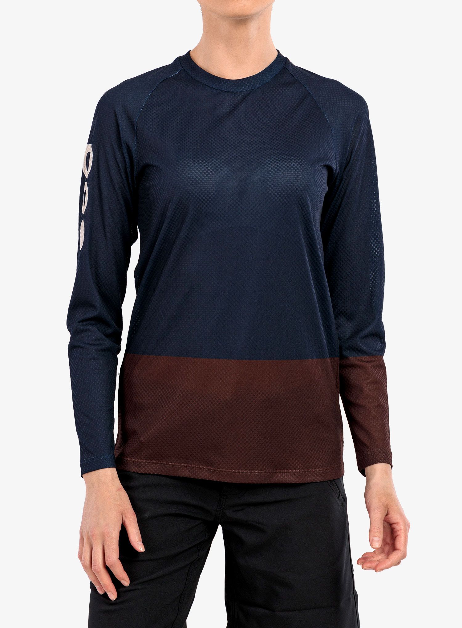 Jopica POC MTB Pure LS Jersey - turmaline navy/axinite brown