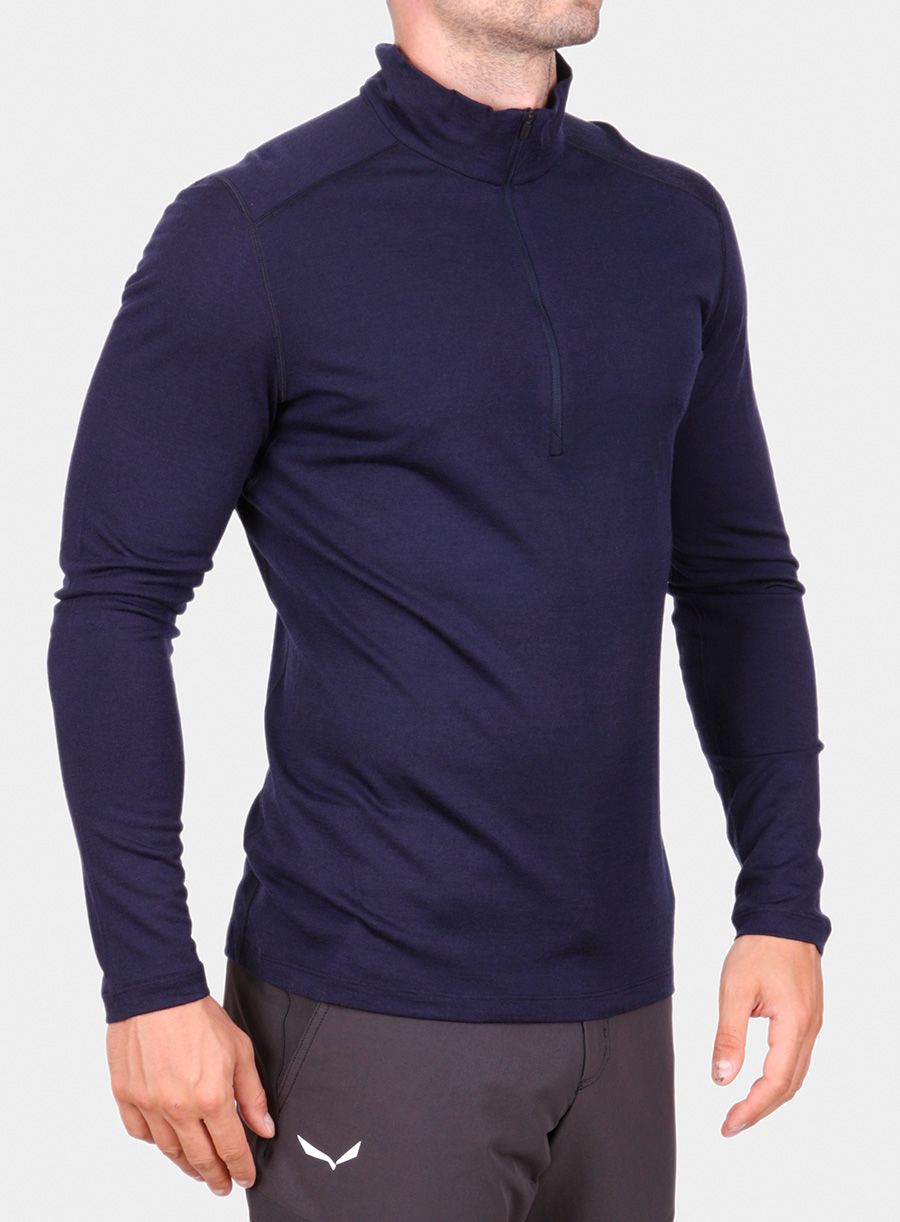 Termo flis jopa Icebreaker 200 Oasis L/S Half Zip - midnight navy