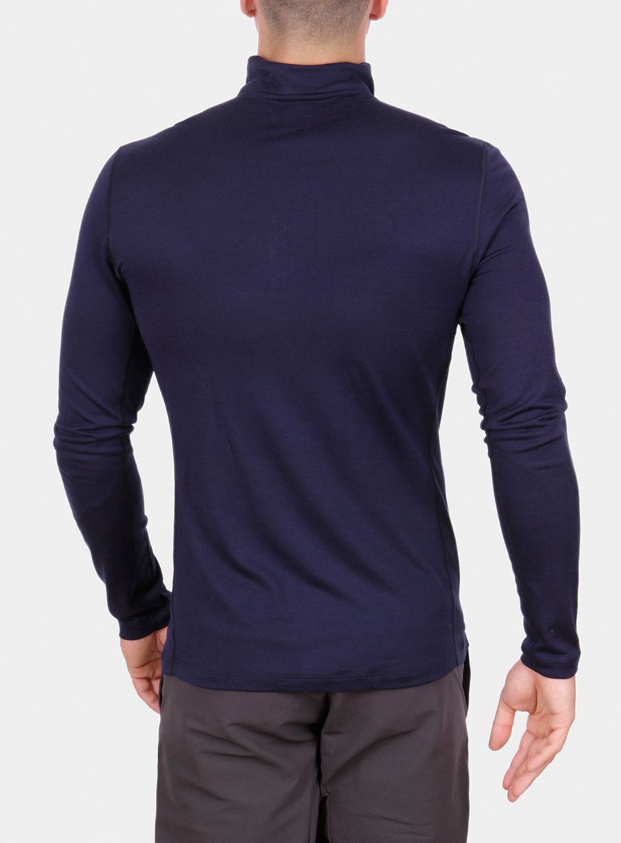 Termo flis jopa Icebreaker 200 Oasis L/S Half Zip - midnight navy