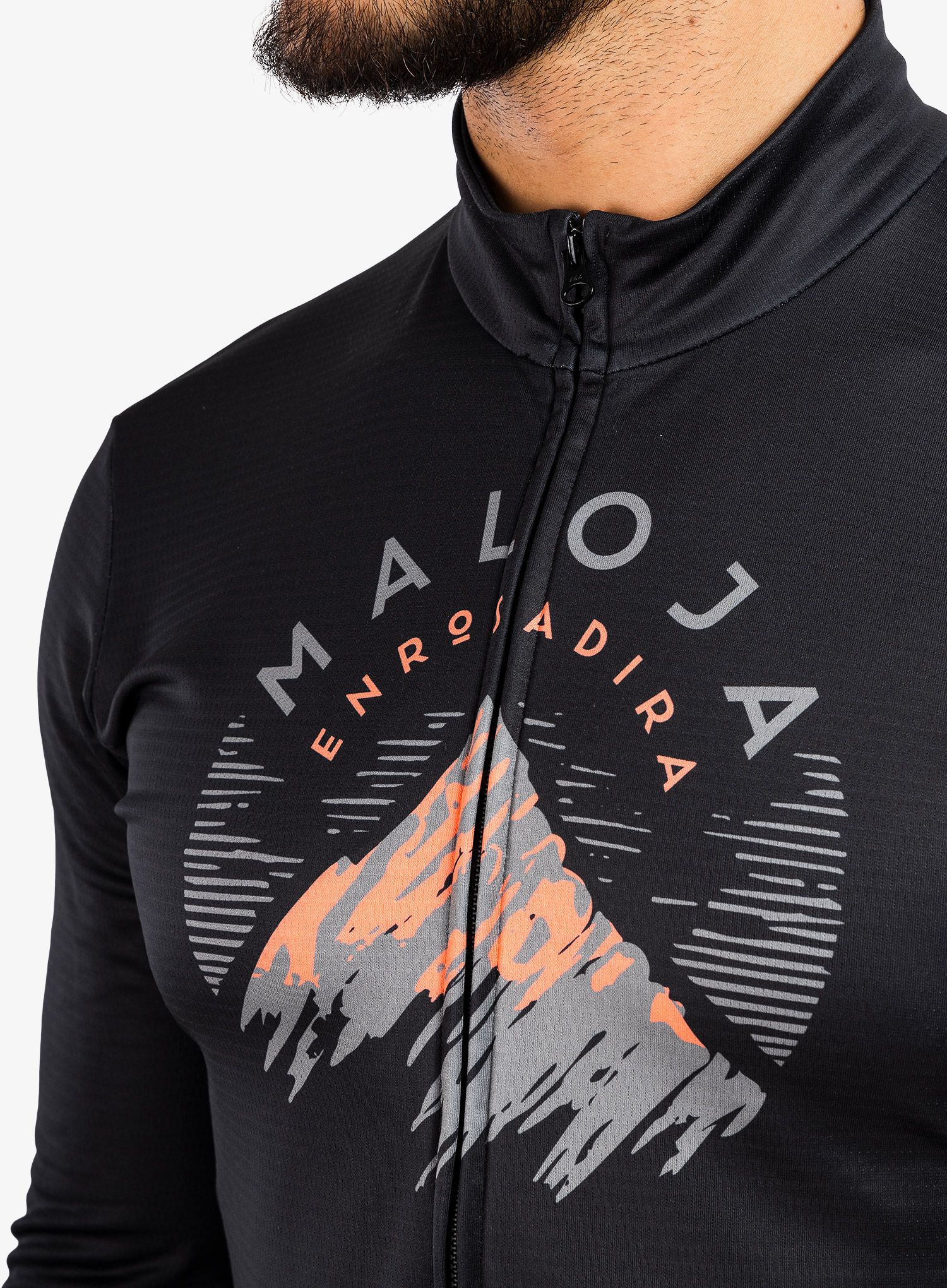 Kolesarska jopa moška Maloja Fiemme 1/1 - moonless