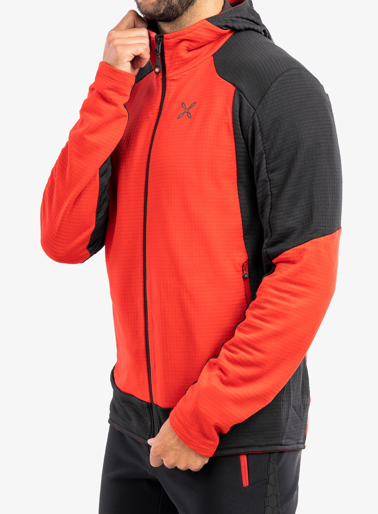Jopica Montura Stretch Color Hoody Jacket - red/black