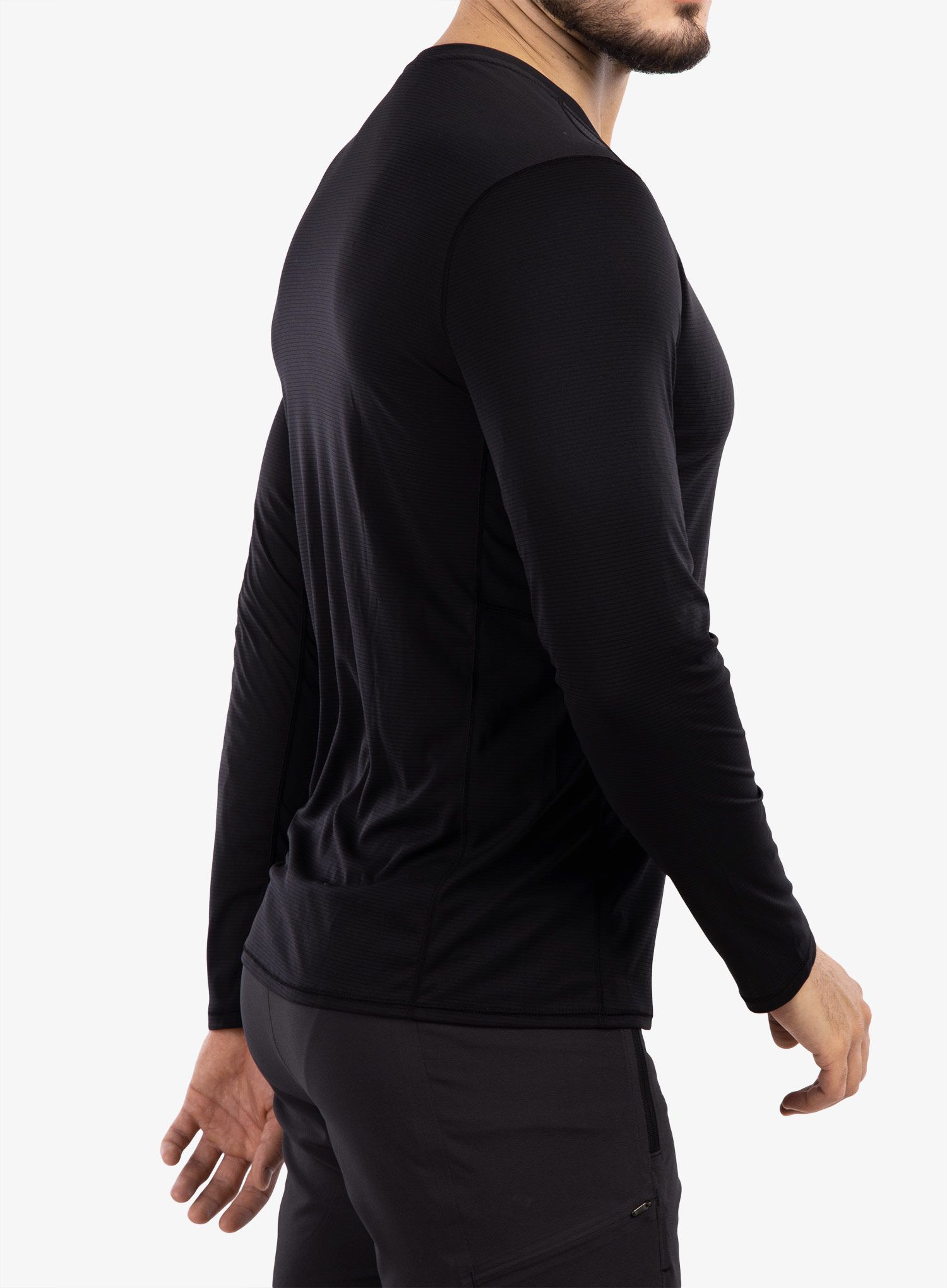 Jopica Patagonia L/S Cap Cool Lightweight Shirt - black