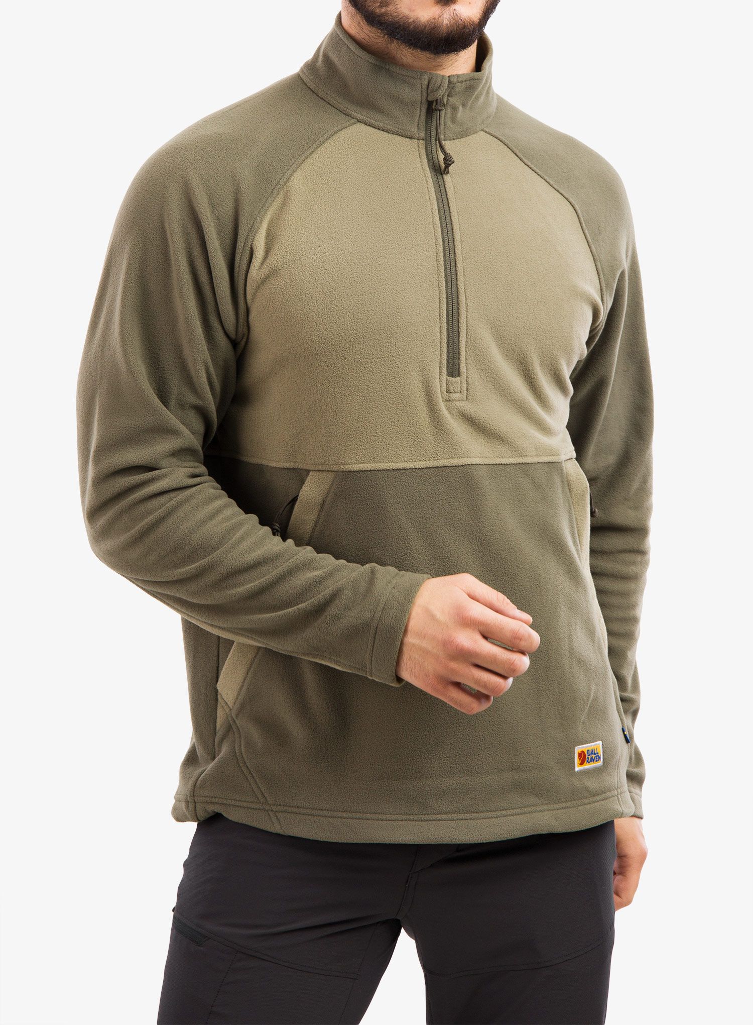 Flis Fjallraven Vardag Lite Fleece  - laurel green/light olive