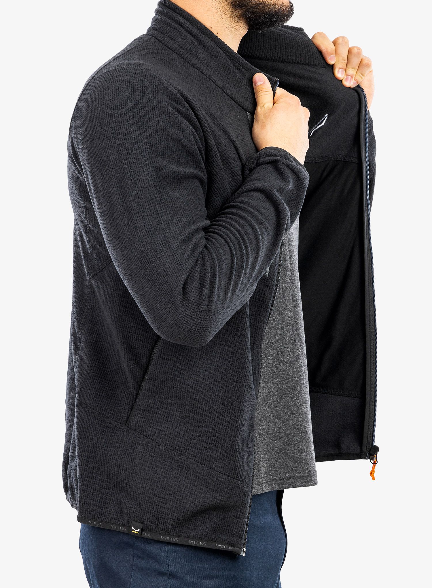 Flis Salewa Paganella Jacket - black out