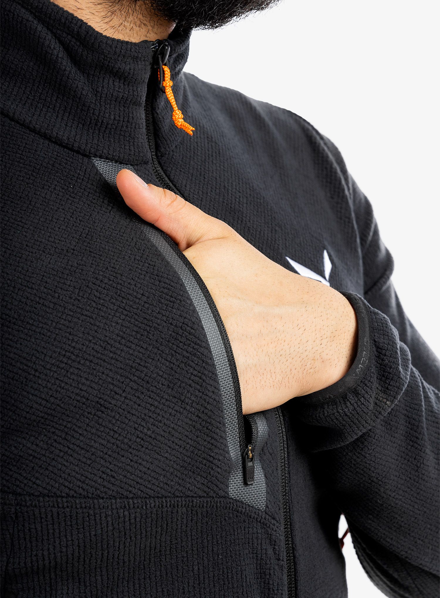 Flis Salewa Paganella Jacket - black out