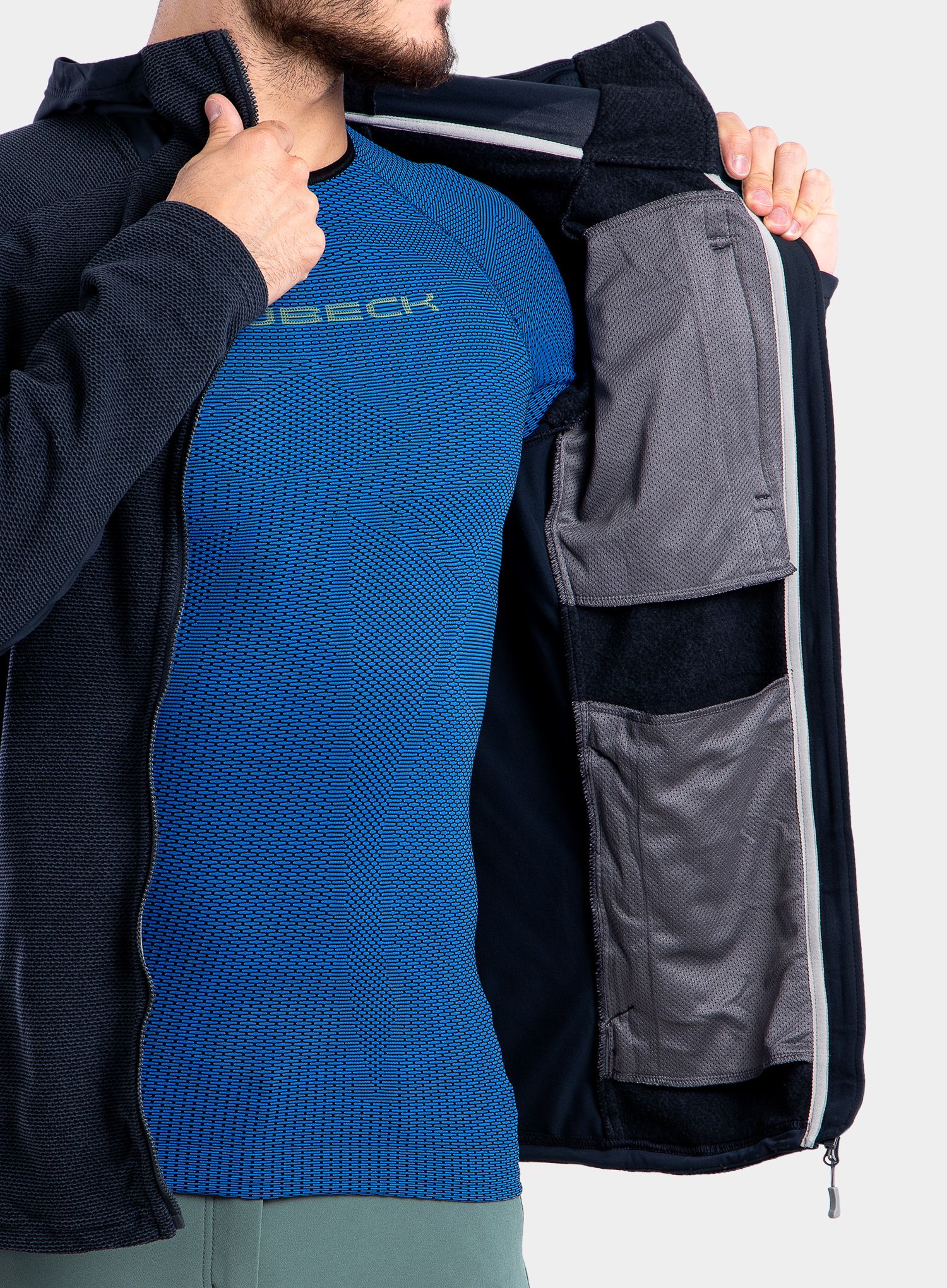 Jopica s kapuco Rab Capacitor Hoody - beluga