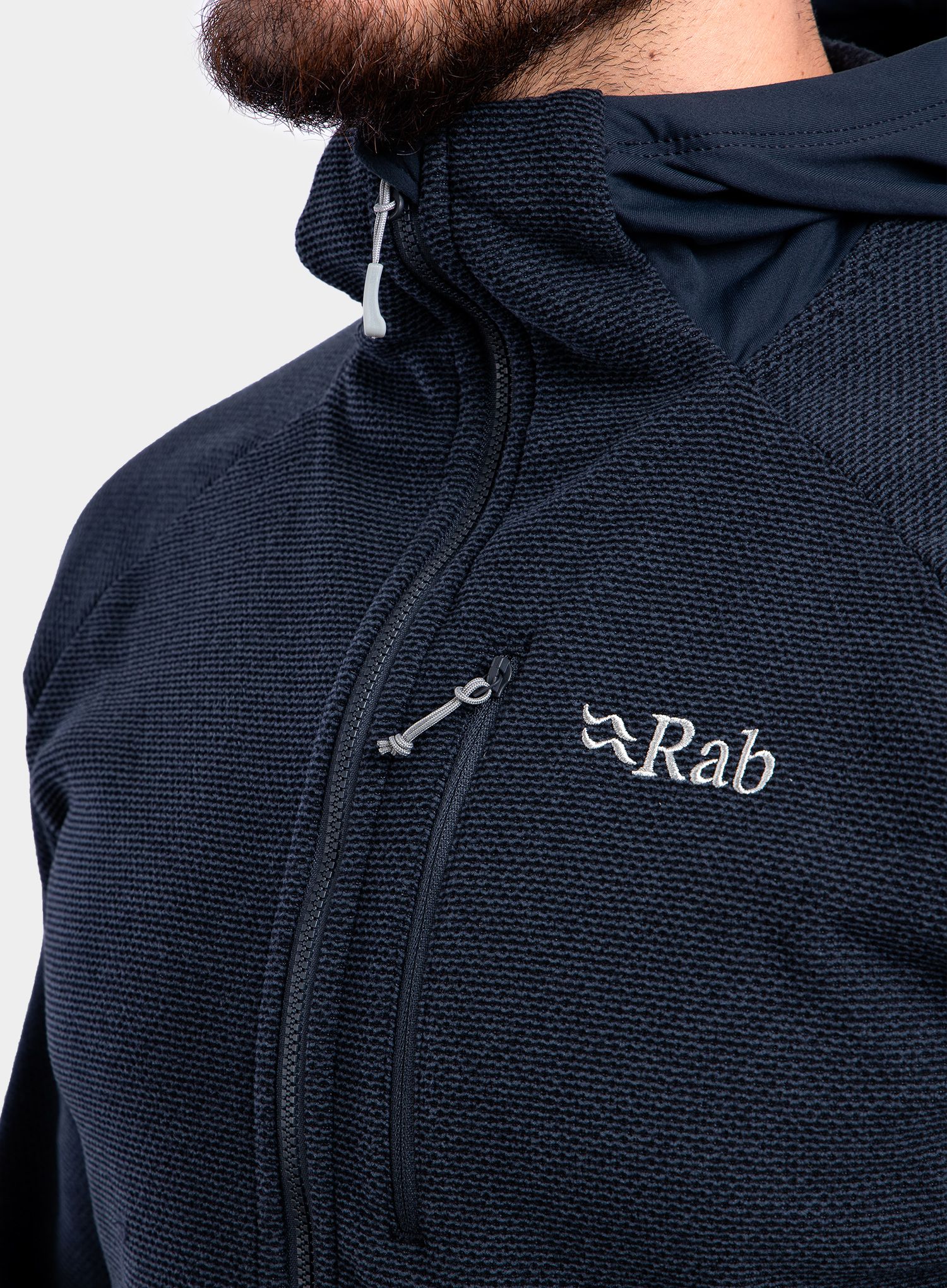 Jopica s kapuco Rab Capacitor Hoody - beluga