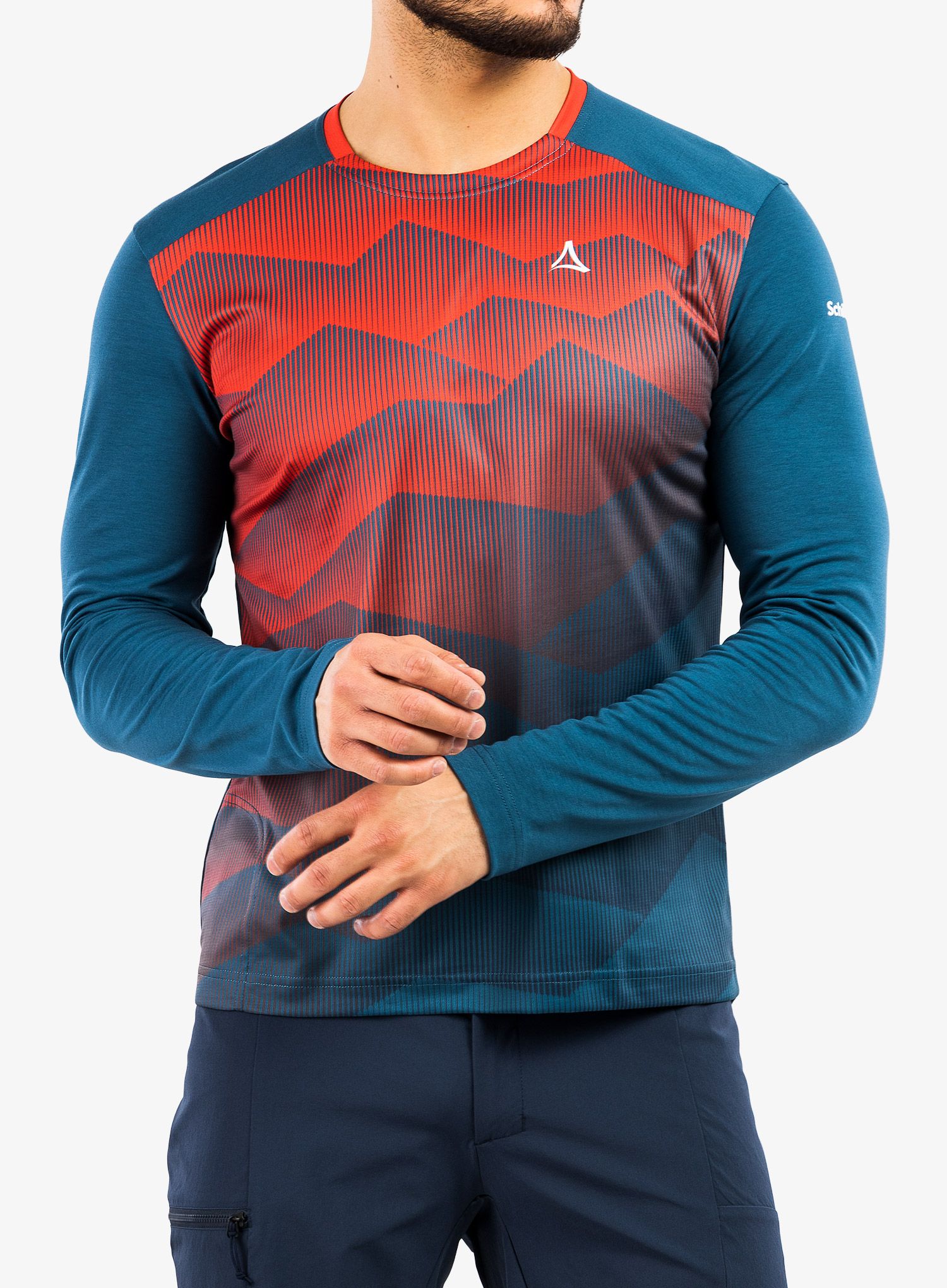 Kolesarska jopa Schoffel Longsleeve Altitude M - lakemount blue